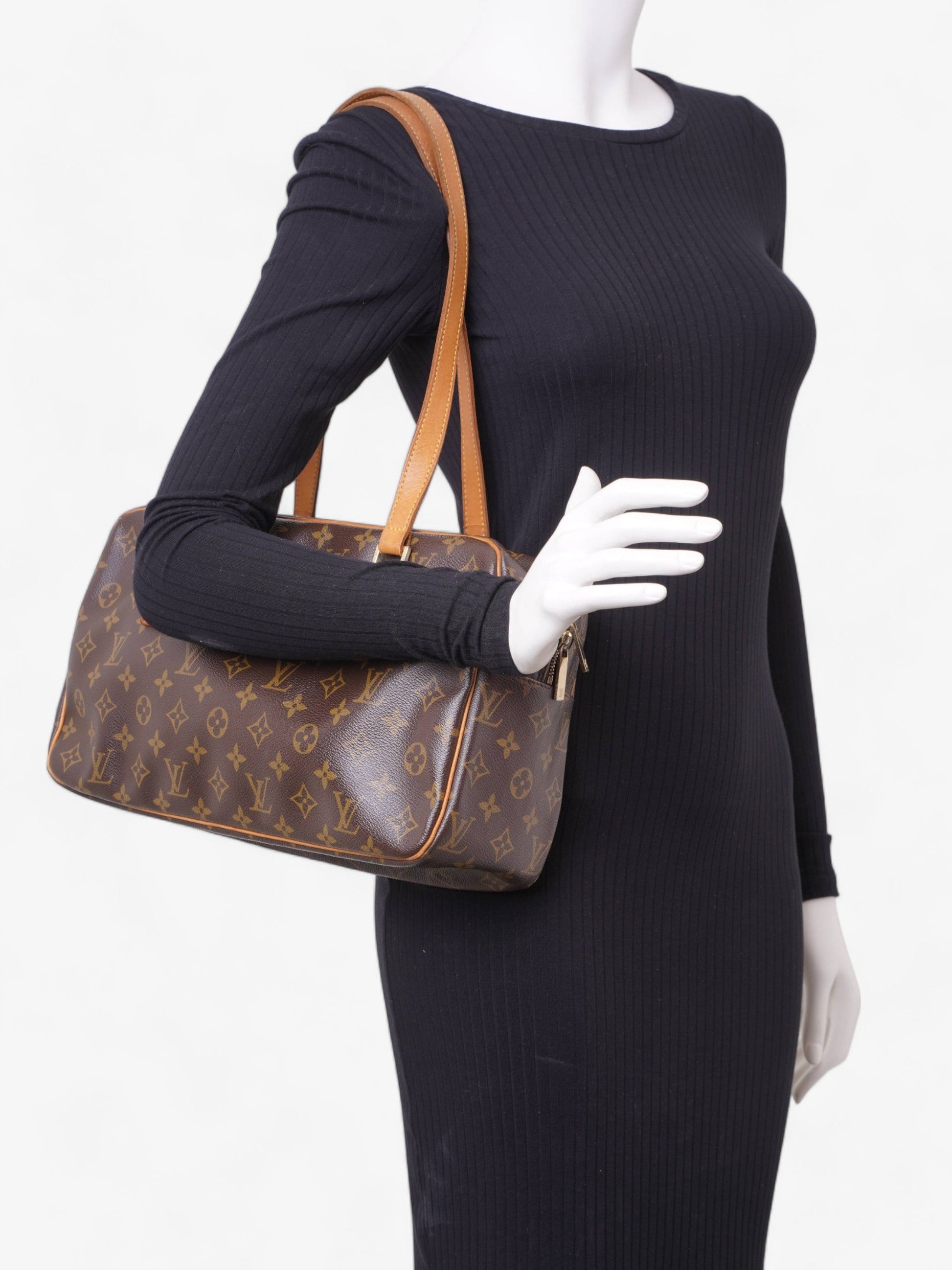 Louis Vuitton Cite Coated GM Monogram Canvas Coated Canvas Apparel Canvas Gm