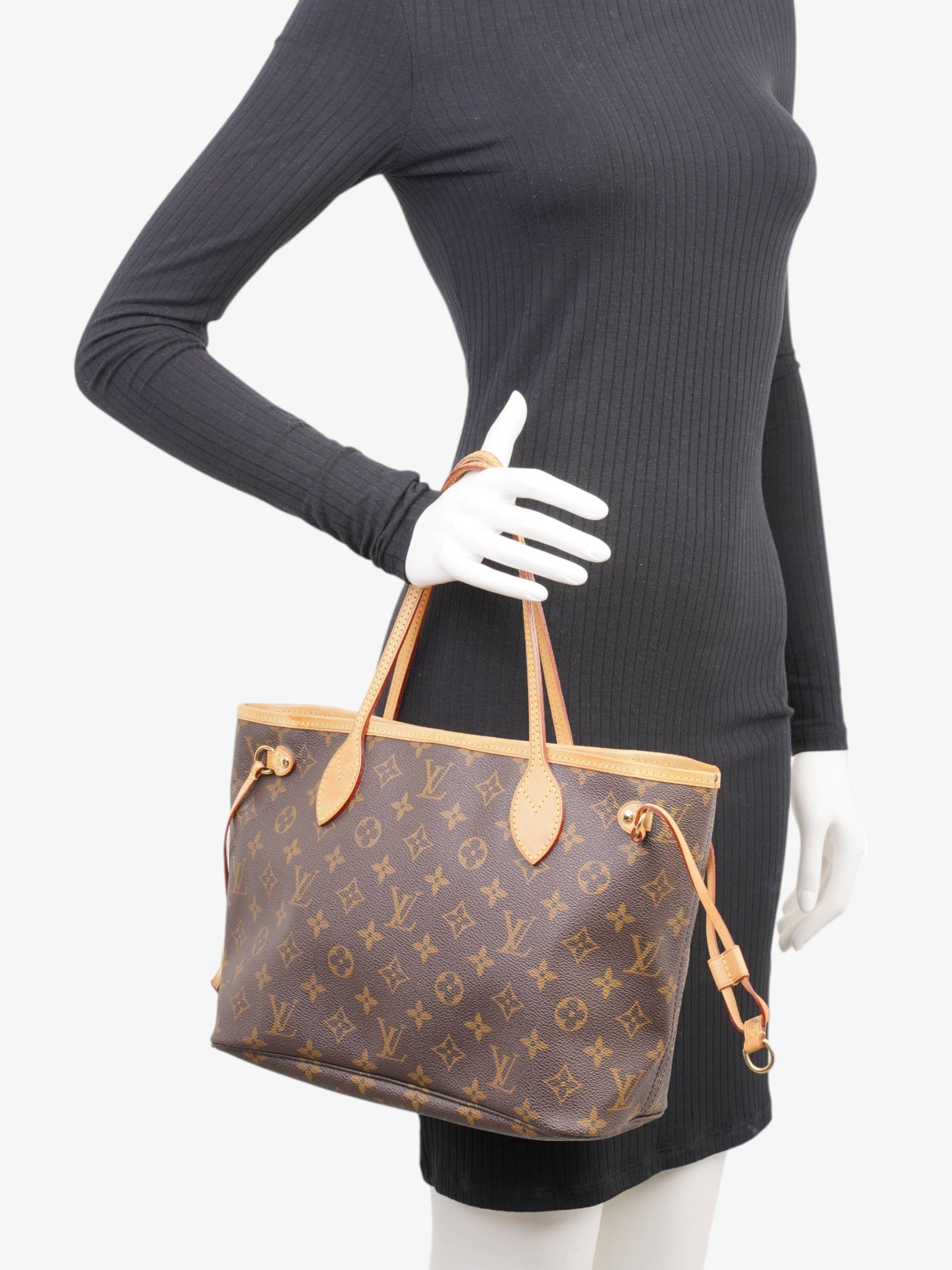 Louis Vuitton Neverfull Coated PM Monogram Canvas Coated Canvas Apparel Pm 4