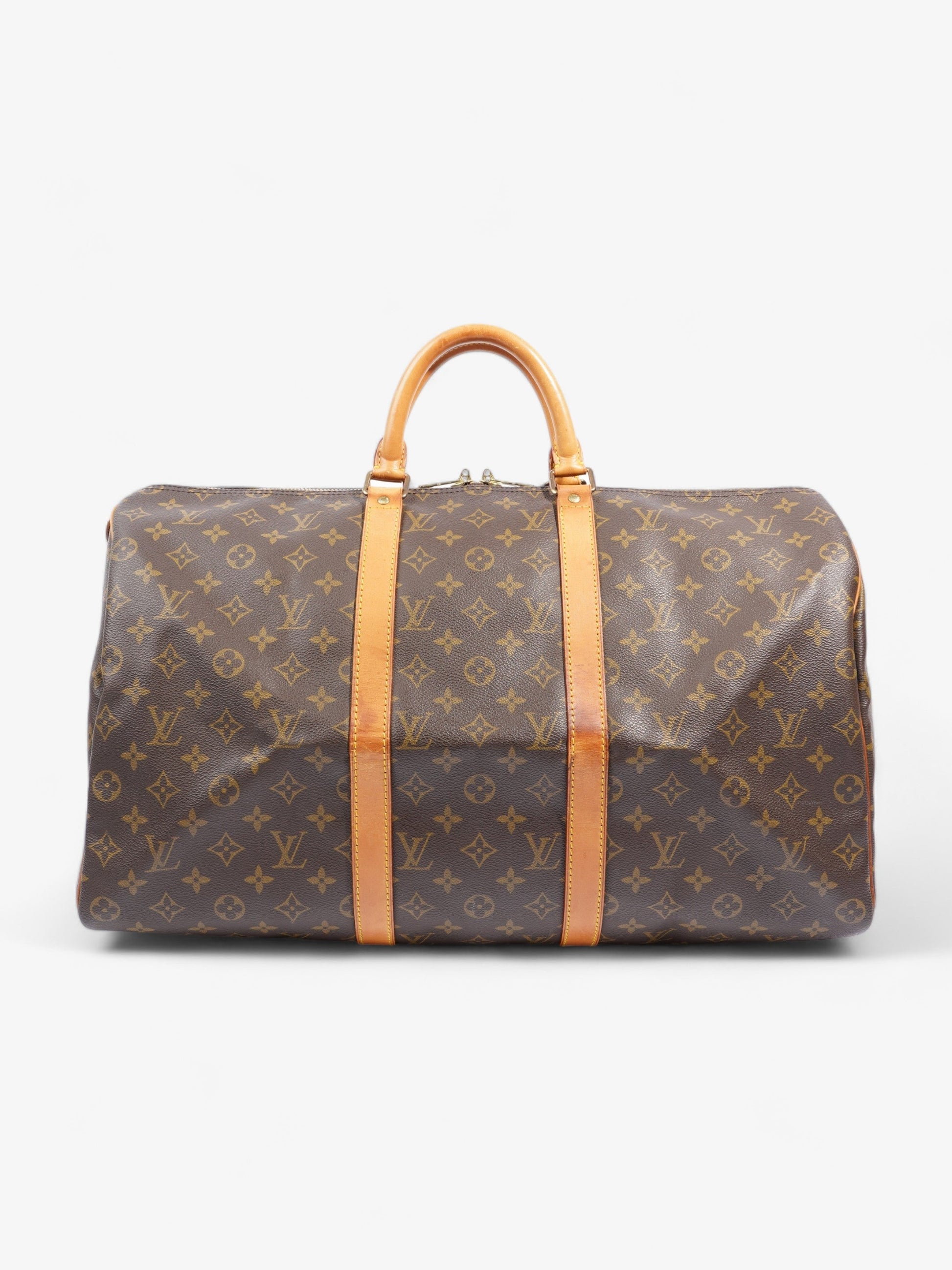 Louis Vuitton Keepall Coated 50 Monogram Canvas Coated Canvas Apparel Canvas 58