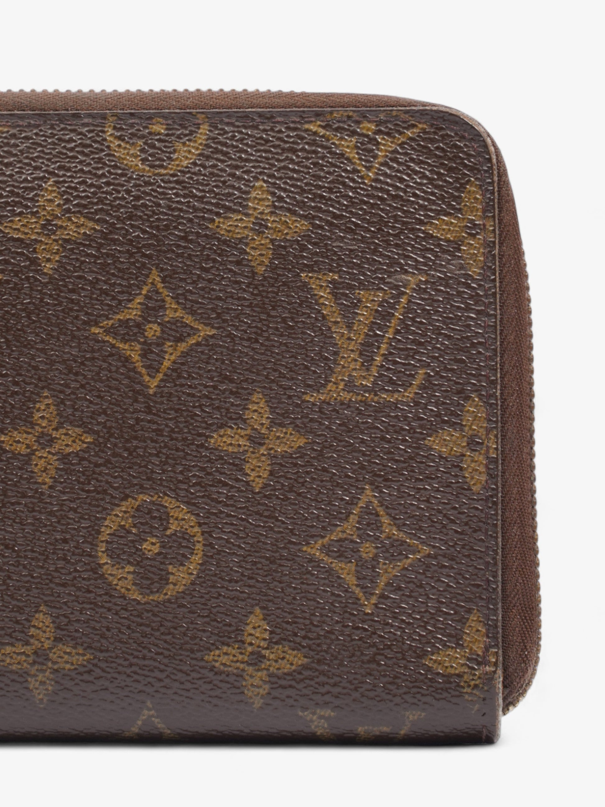 Louis Vuitton Zippy Organiser Coated Monogram Canvas Coated Canvas Wallet Case
