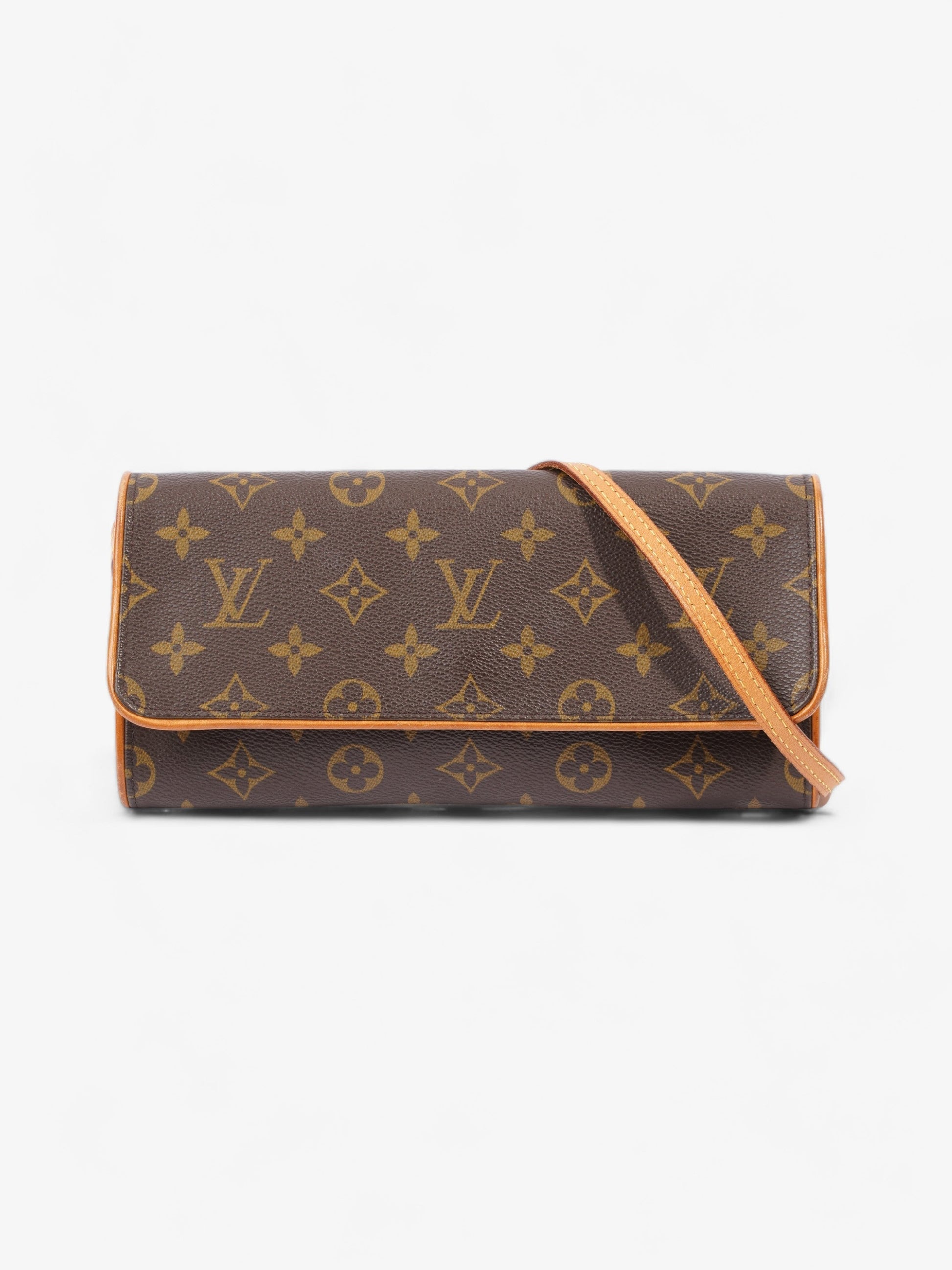Louis Vuitton Twin Pochette Coated Monogram GM Canvas Coated Canvas Apparel Gm 9