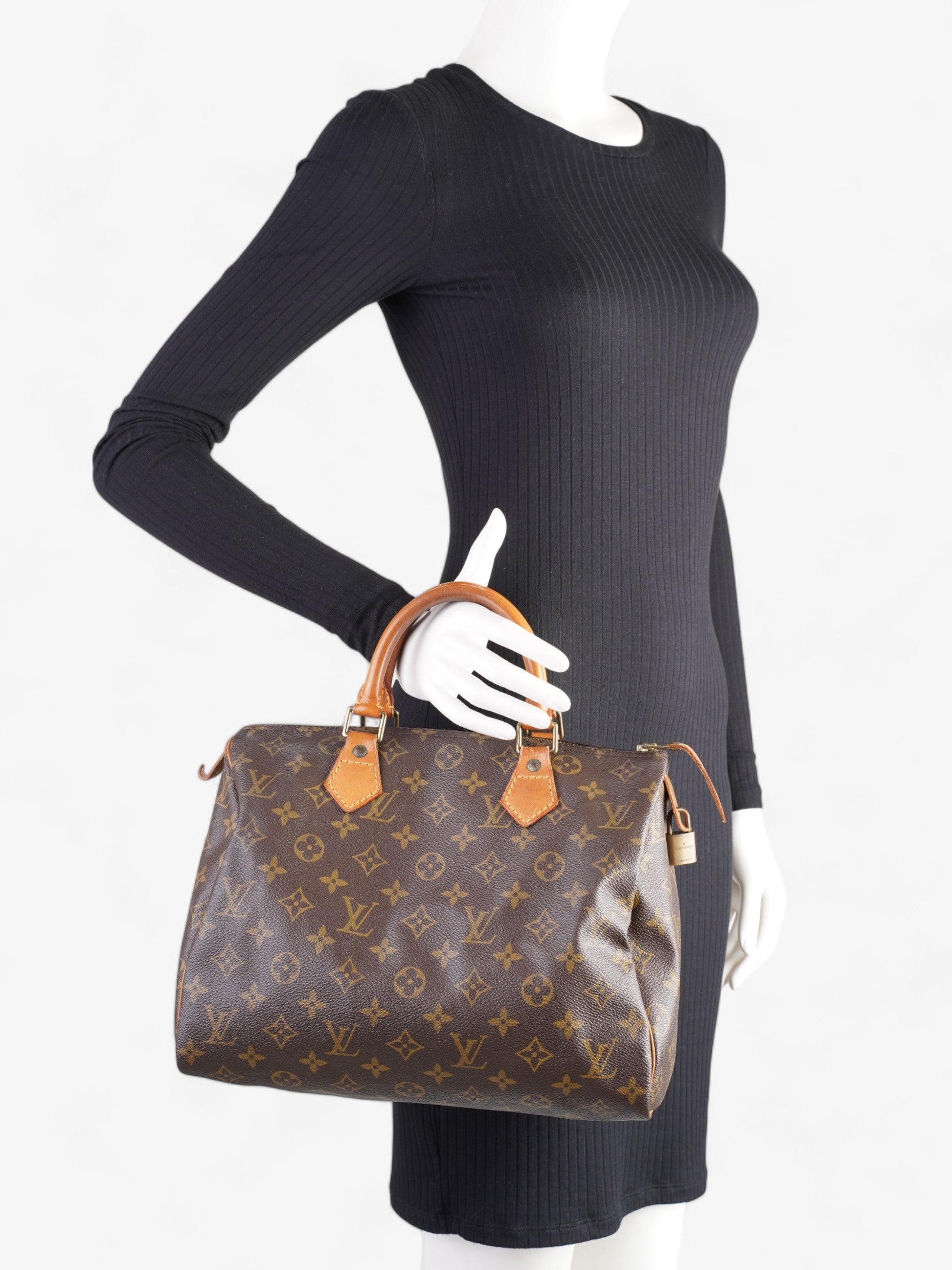 Louis Vuitton Speedy Coated 30 Monogram Canvas Coated Canvas Apparel Canvas 87