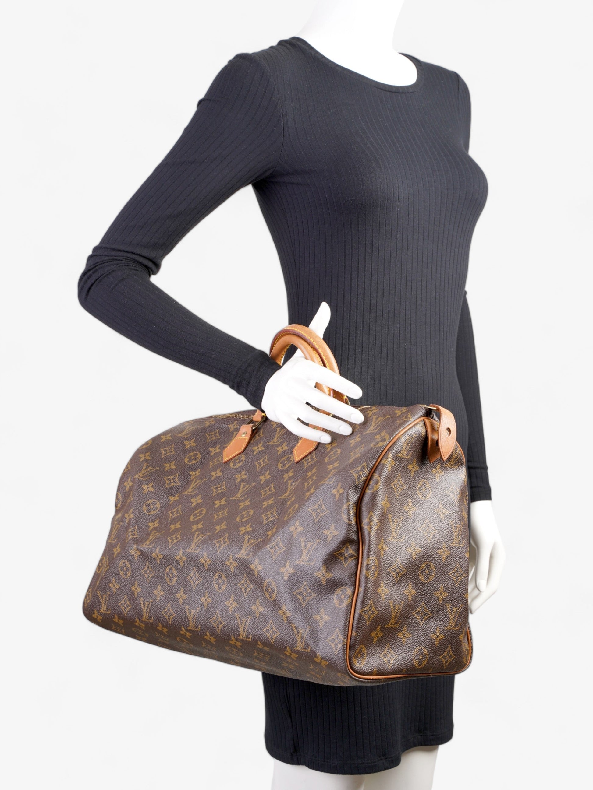Louis Vuitton Speedy 40 Coated Monogram Canvas Coated Canvas Apparel