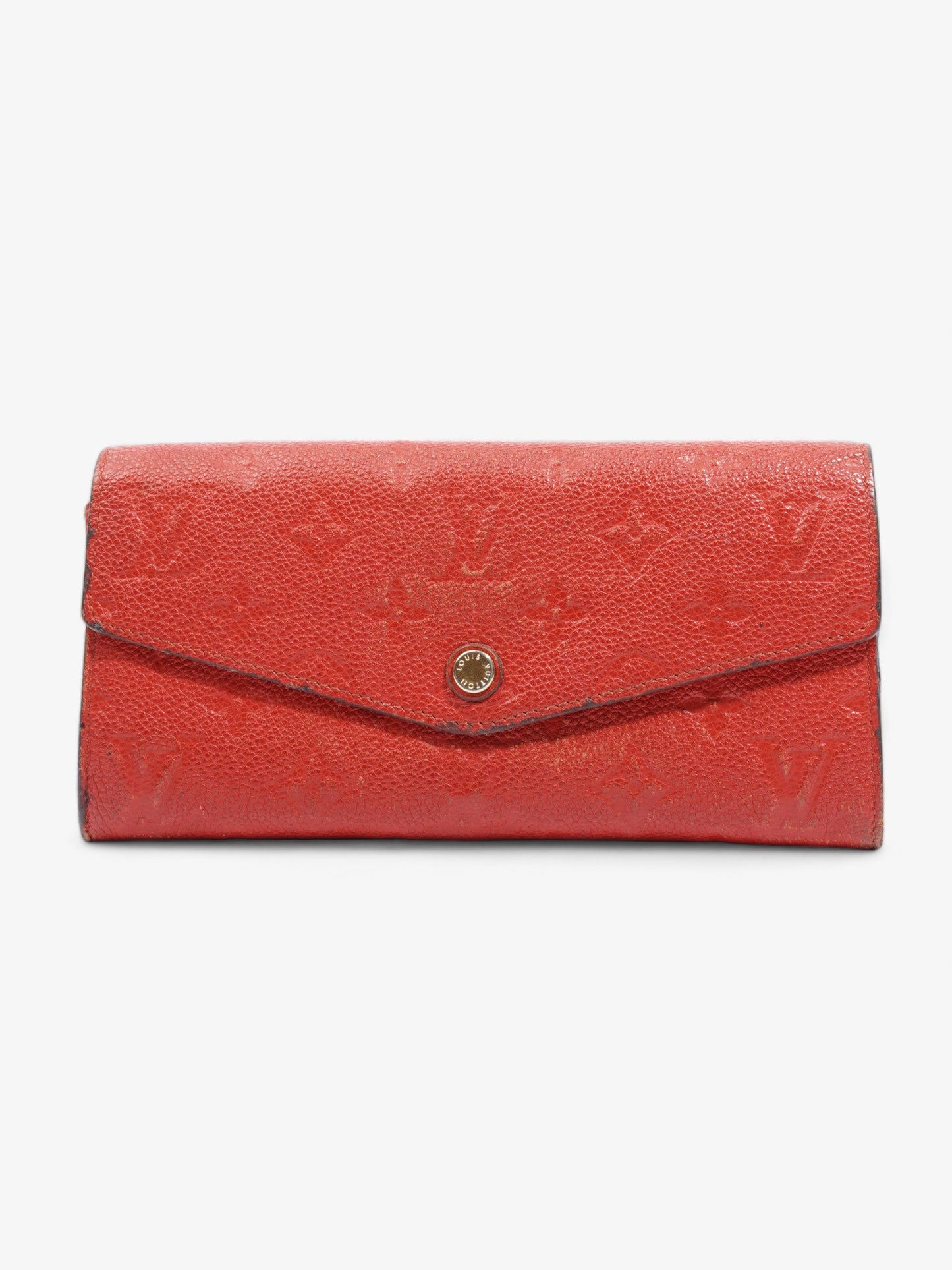 Louis Vuitton Portefeuille Curie Jaipur Leather Empreinte Wallet Case