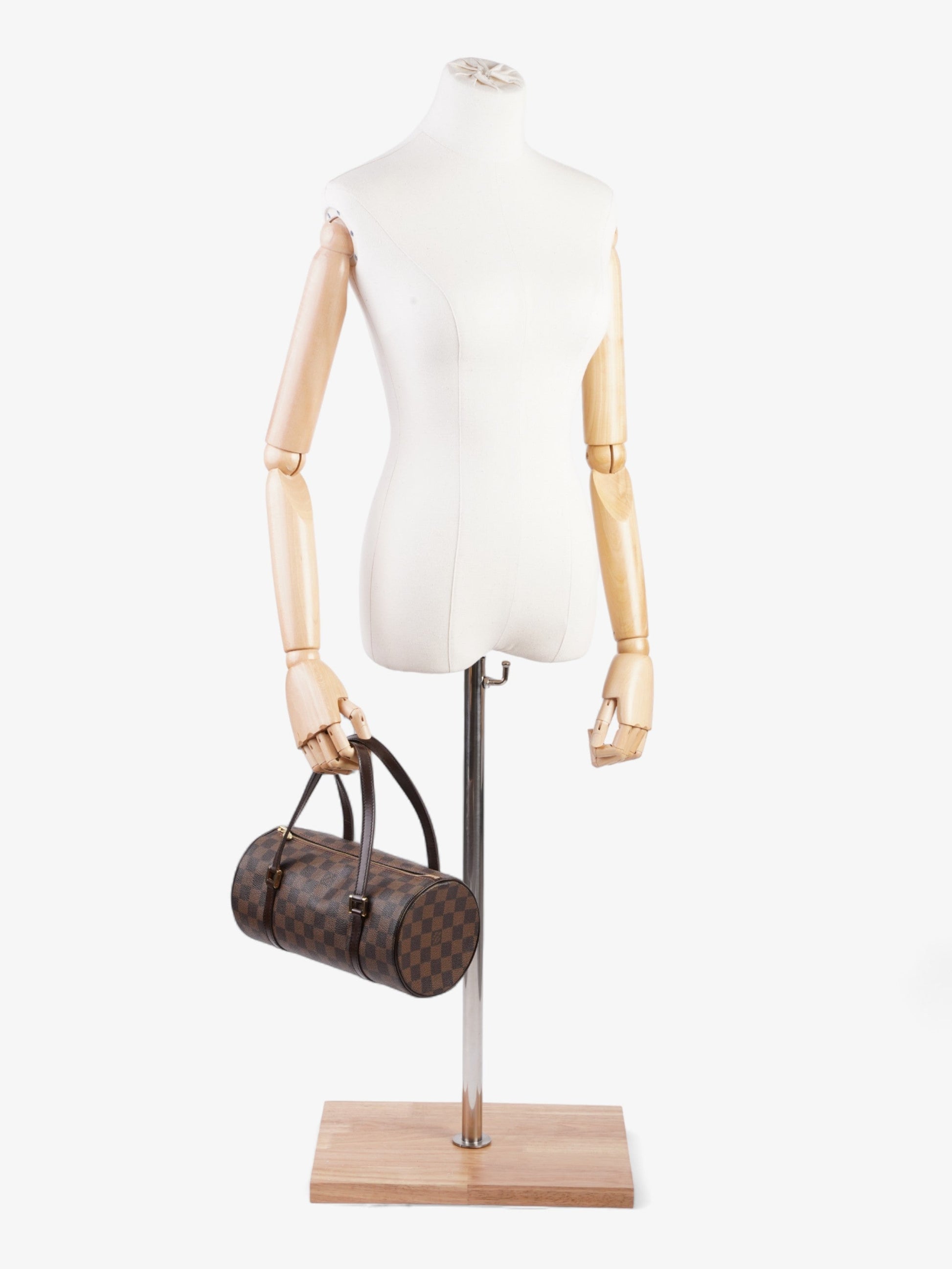 Louis Vuitton Papillon Ebene Coated 26 Damier Canvas Coated Canvas Apparel Canvas 35