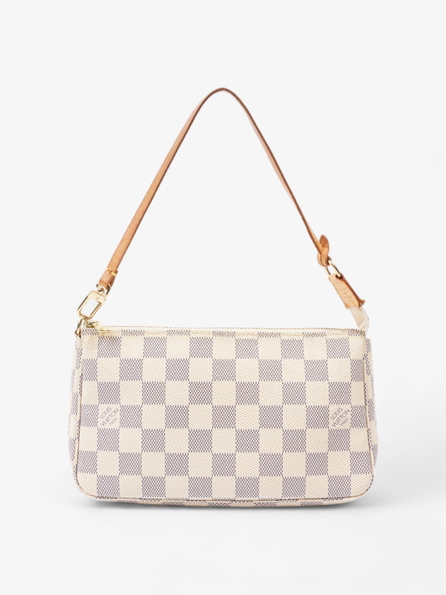 Louis Vuitton Pochette Accessoires Azur Coated Damier Canvas Coated Canvas Apparel Coated Canvas