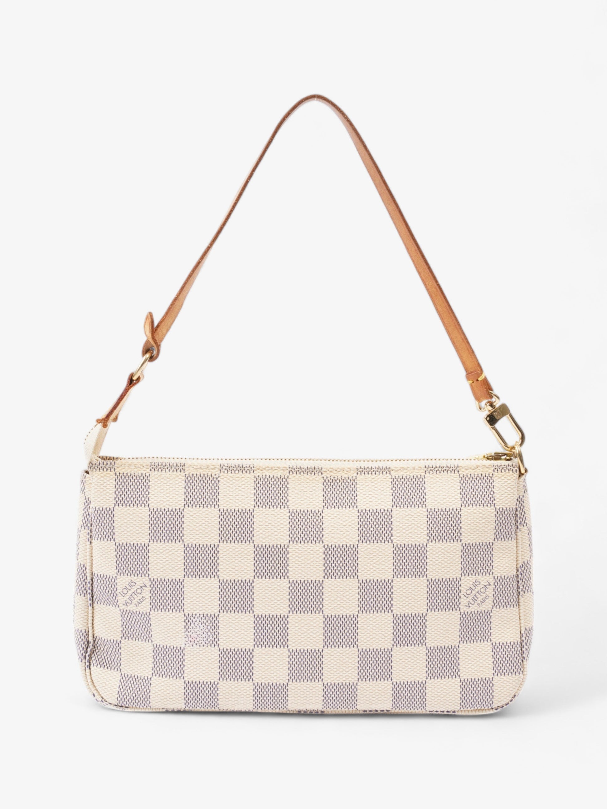 Louis Vuitton Pochette Accessoires Azur Coated Damier Canvas Coated Canvas Apparel Coated Canvas