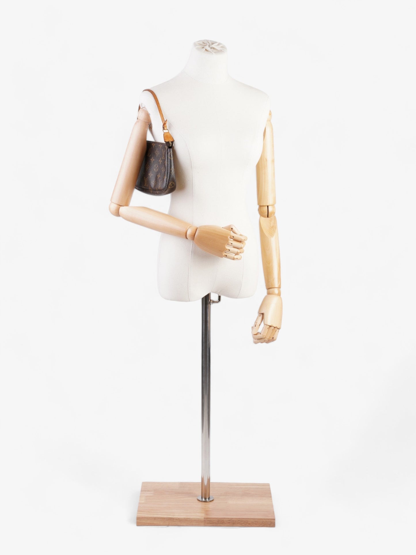 Louis Vuitton Pochette Accessoires Coated Monogram Canvas Coated Canvas Apparel Canvas 34