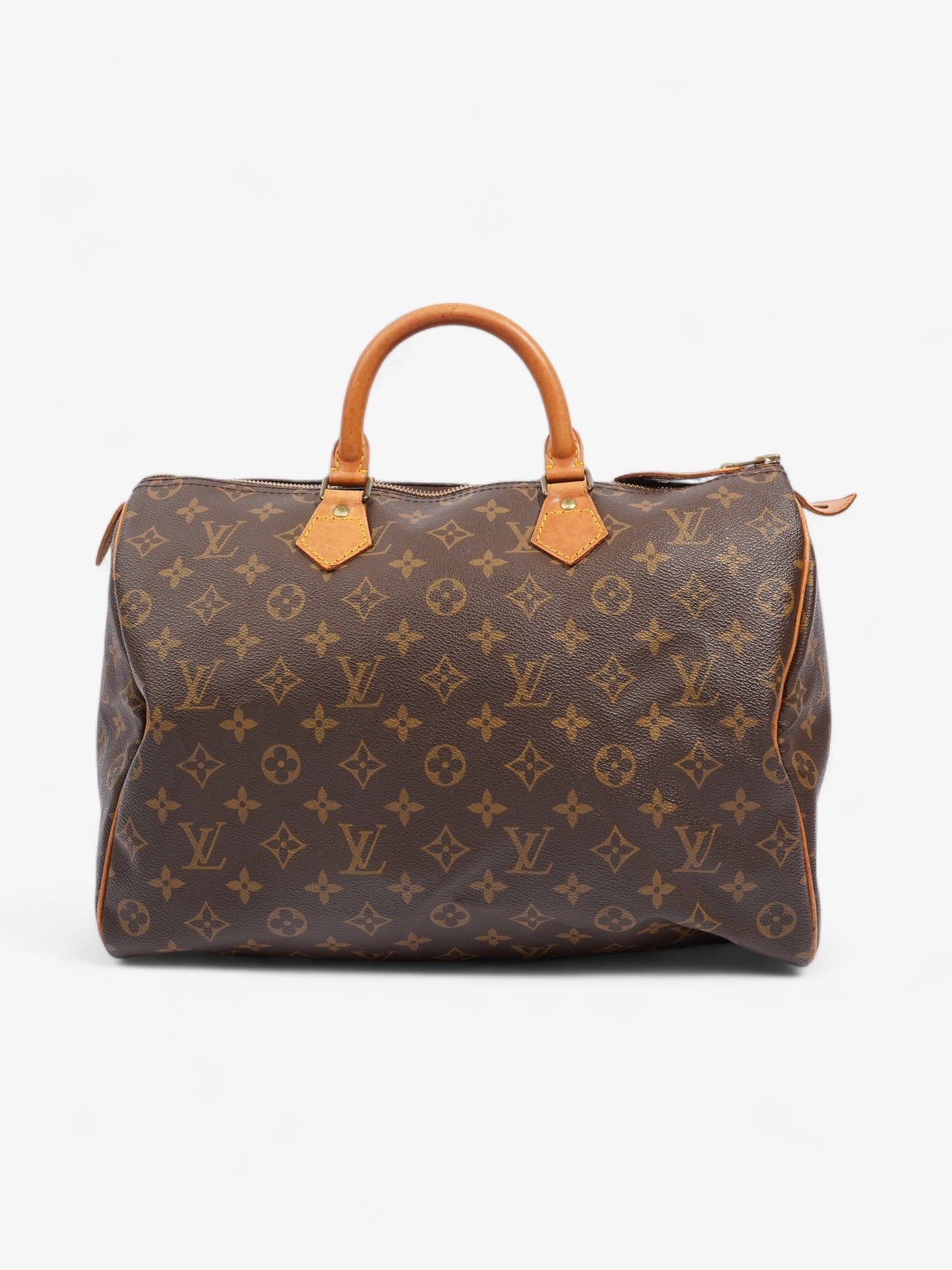 Louis Vuitton Speedy Coated 35 Monogram Canvas Coated Canvas Apparel Canvas 35