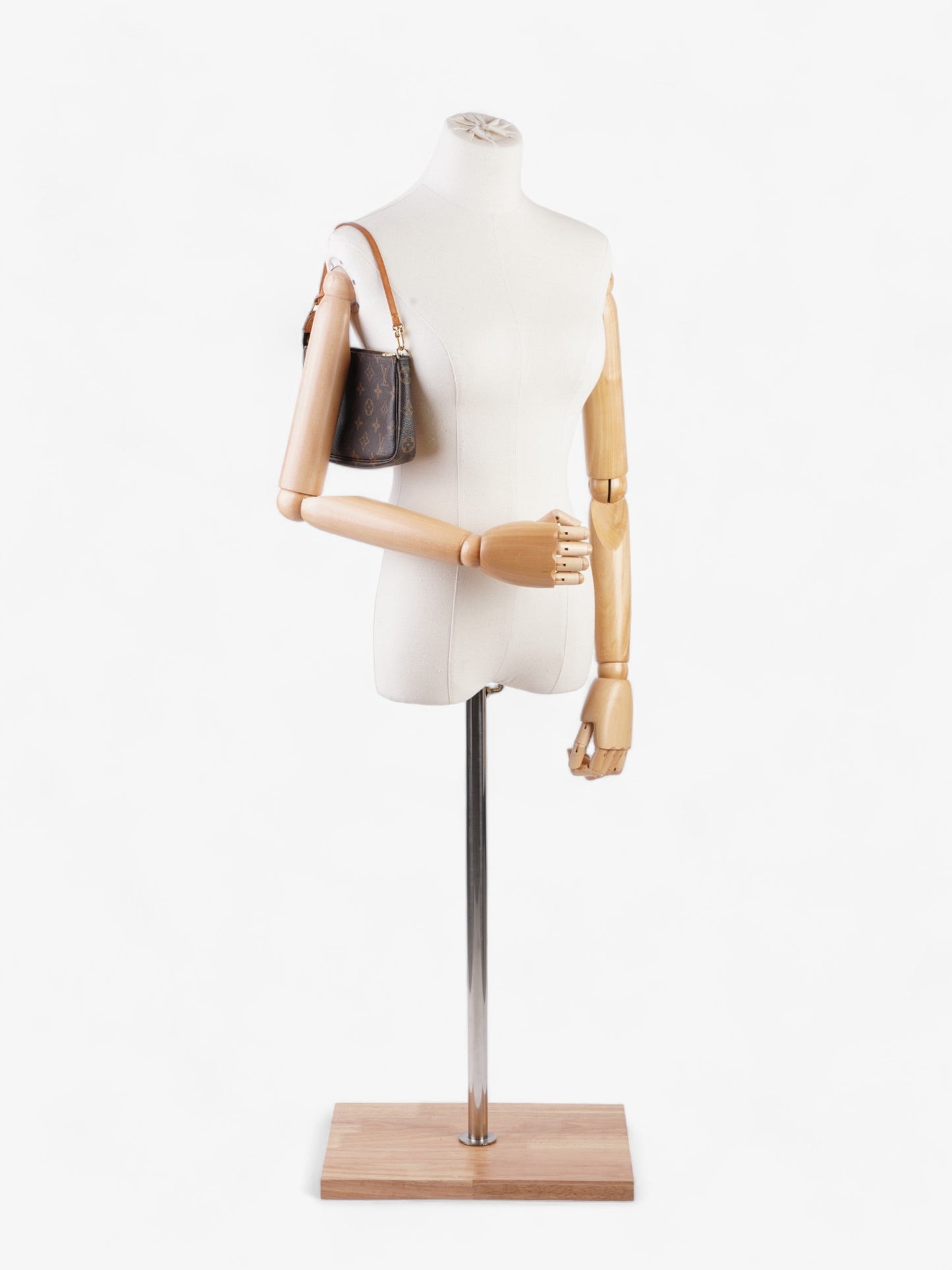 Louis Vuitton Pochette Accessoires Coated Monogram Canvas Coated Canvas Apparel Coated Canvas