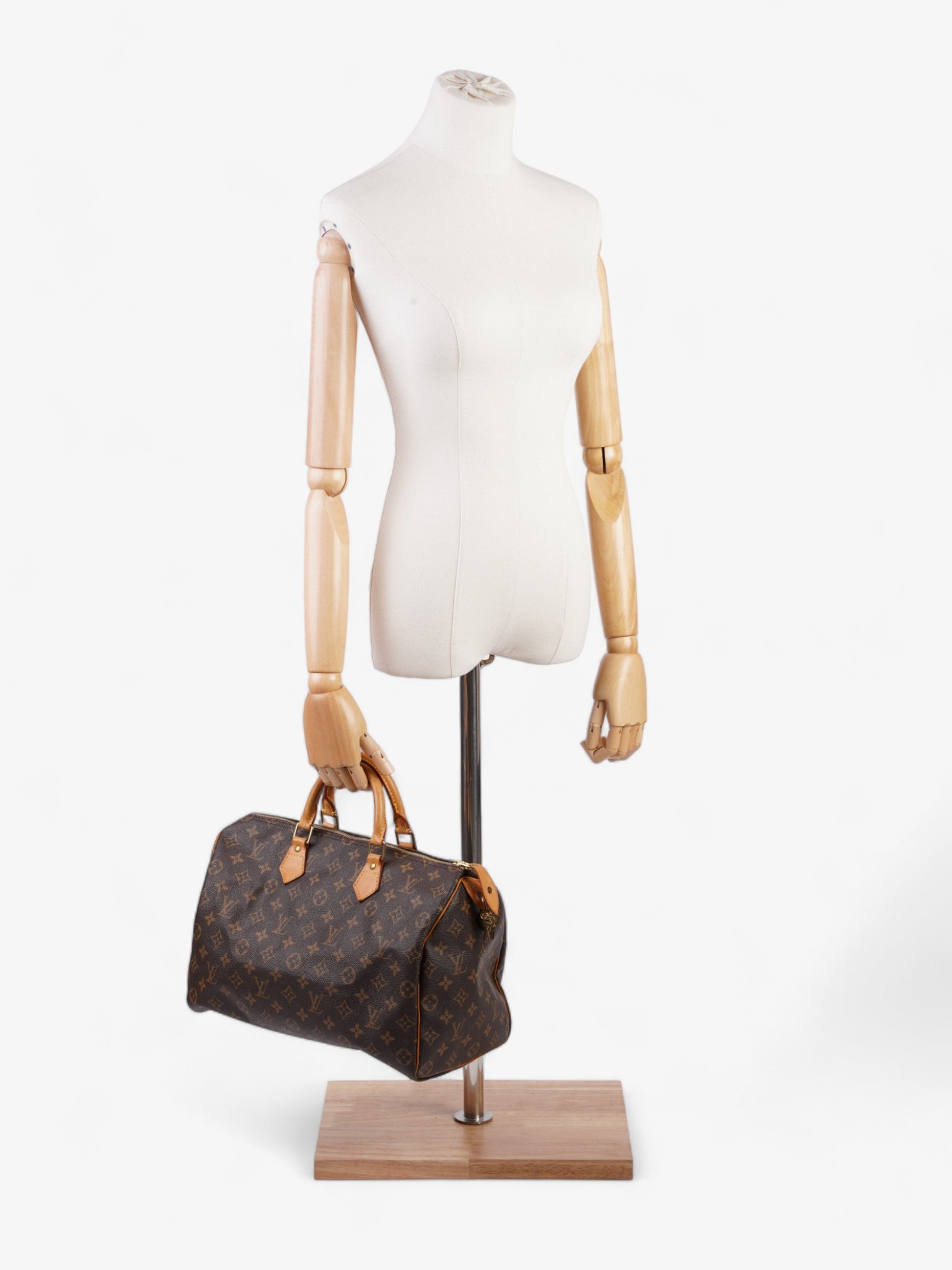Louis Vuitton Speedy 35 Coated Monogram Canvas Coated Canvas Apparel