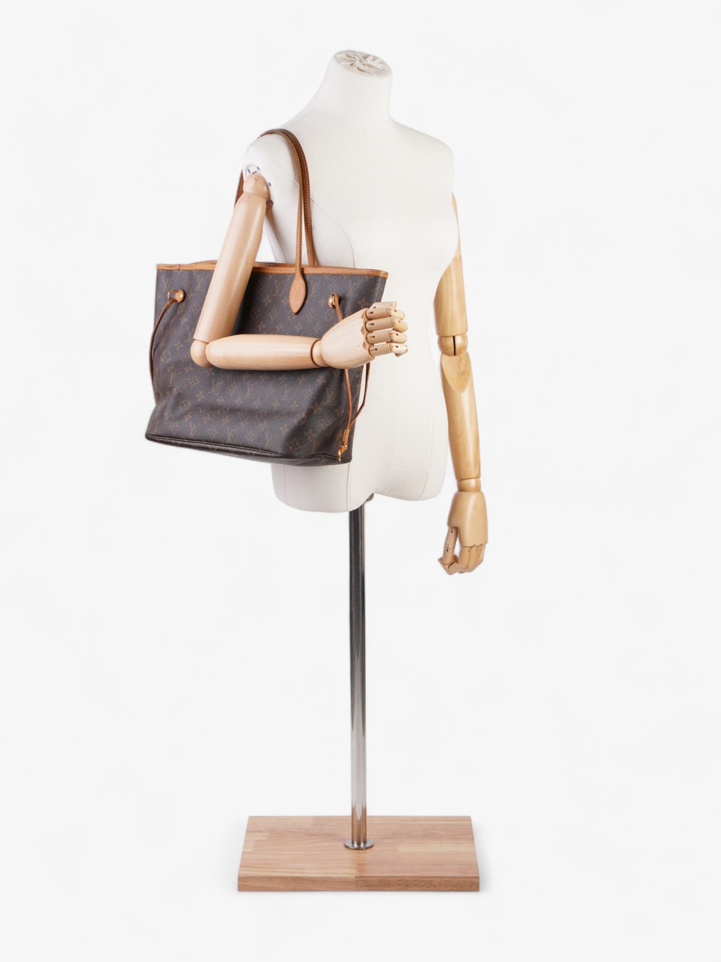 Louis Vuitton Neverfull MM Coated Monogram Canvas Coated Canvas Apparel