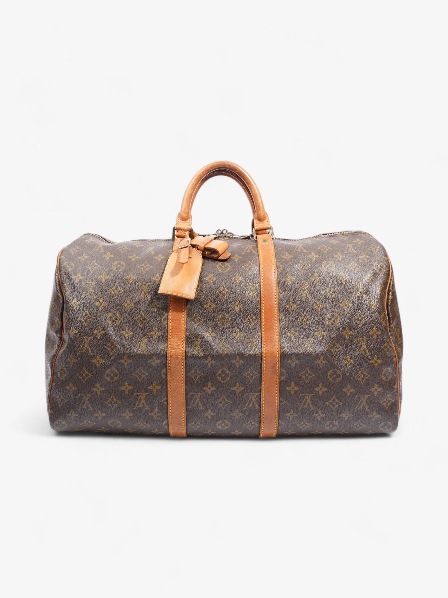 Louis Vuitton Keepall Coated 50 Monogram Canvas Coated Canvas Apparel Canvas 50