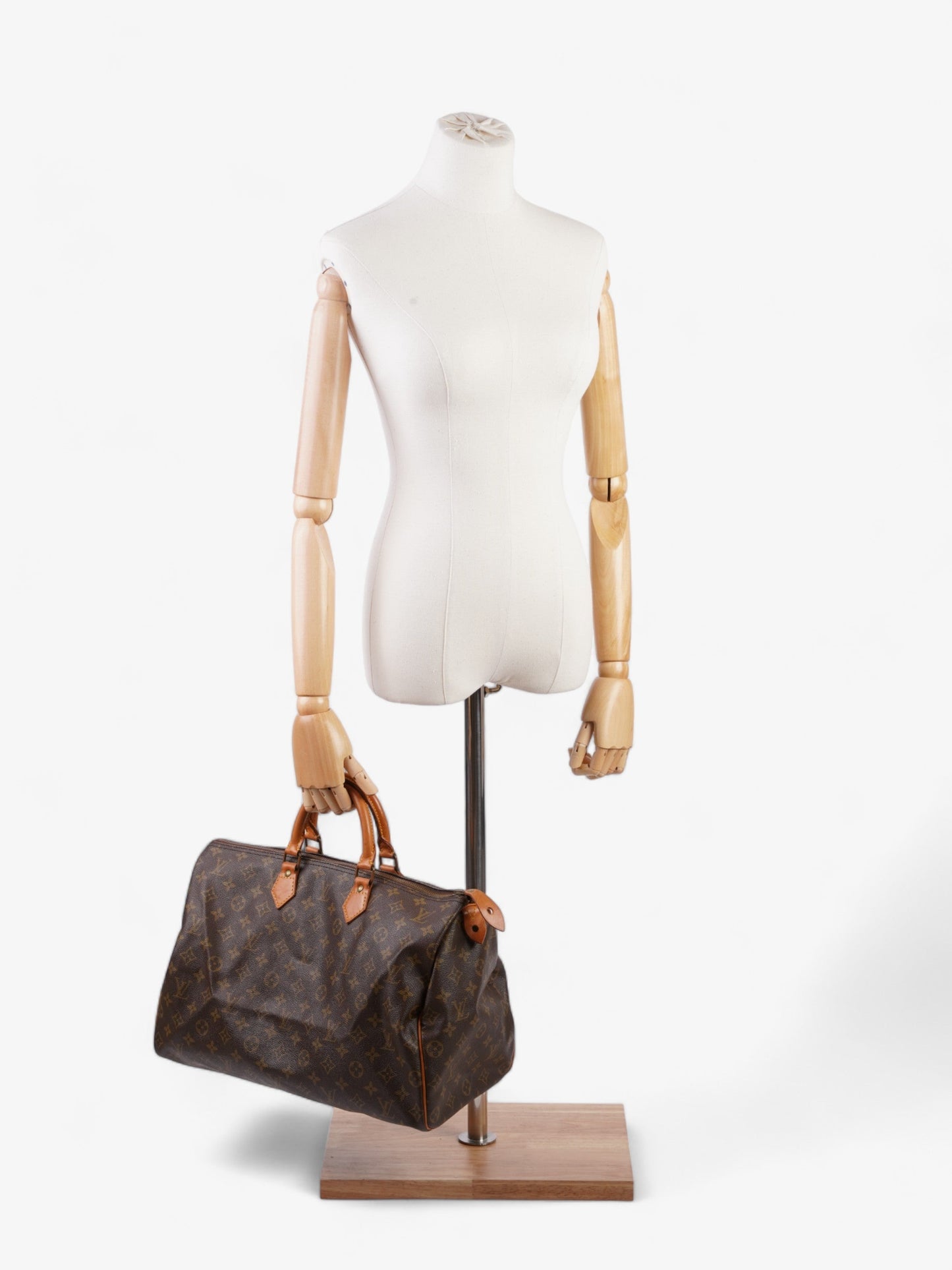 Louis Vuitton Speedy Coated 40 Monogram Canvas Coated Canvas Apparel Canvas 40