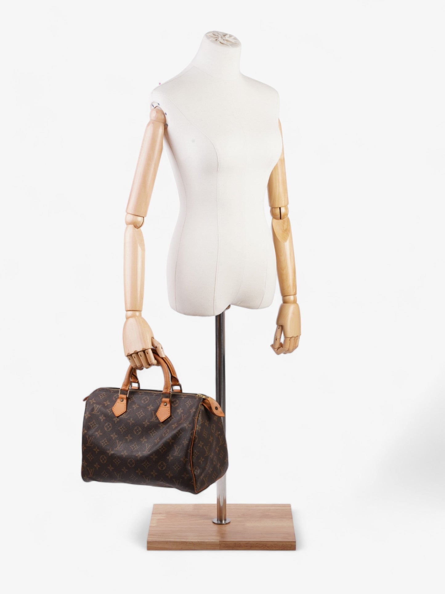 Louis Vuitton Speedy Coated 30 Monogram Canvas Coated Canvas Apparel Canvas 48
