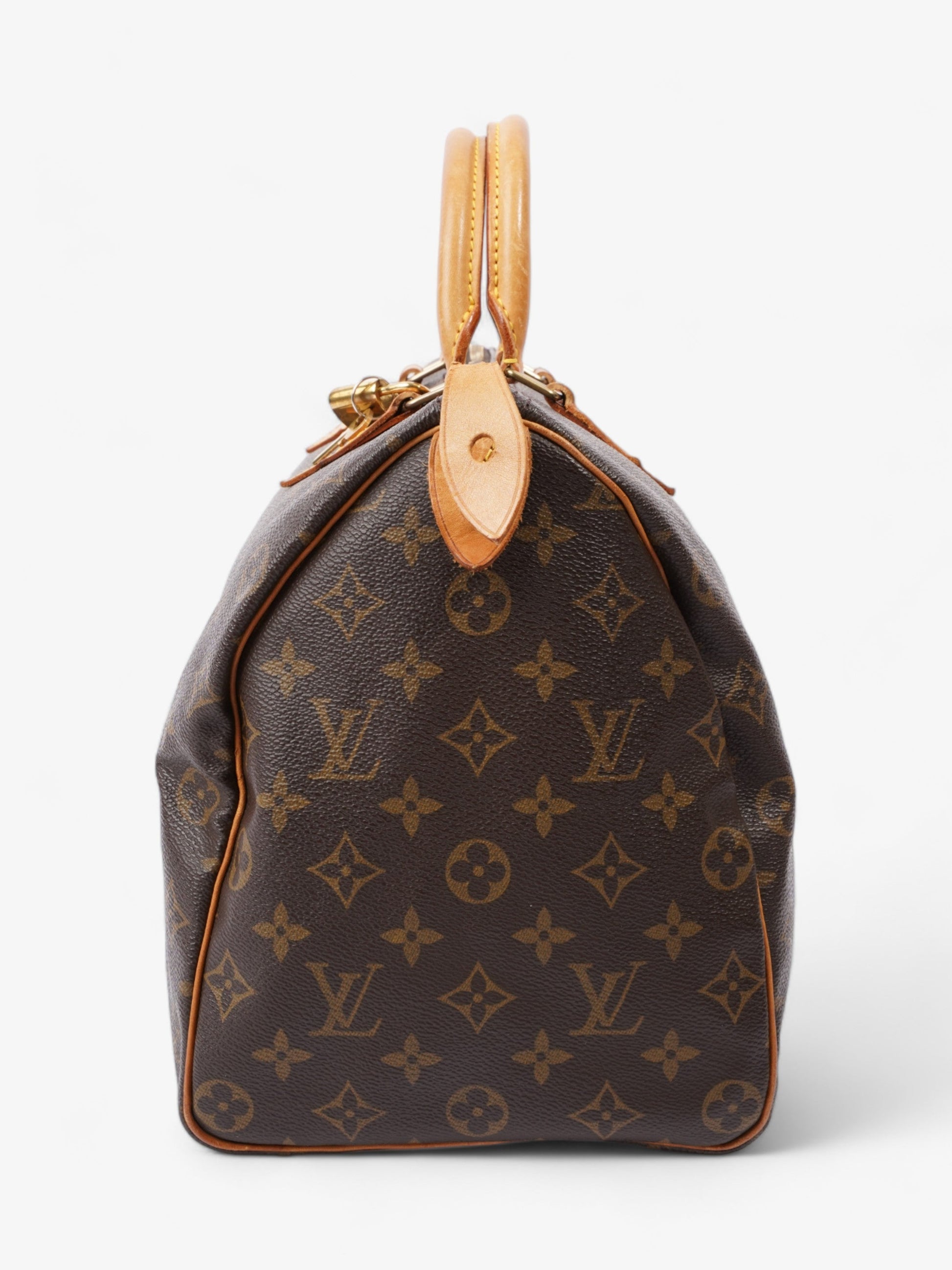 Louis Vuitton Speedy Coated 35 Monogram Canvas Coated Canvas Apparel Canvas 39