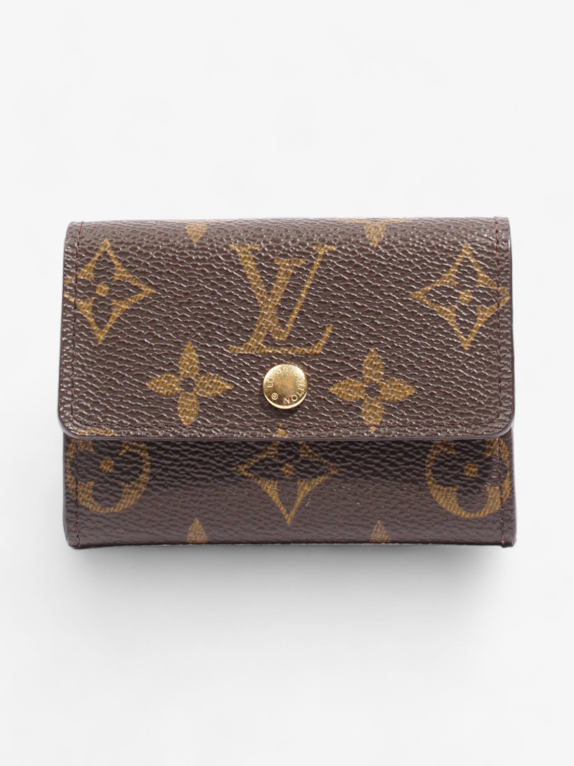 Louis Vuitton Coin Card Holder Coated Monogram Canvas Coated Canvas Wallet Case