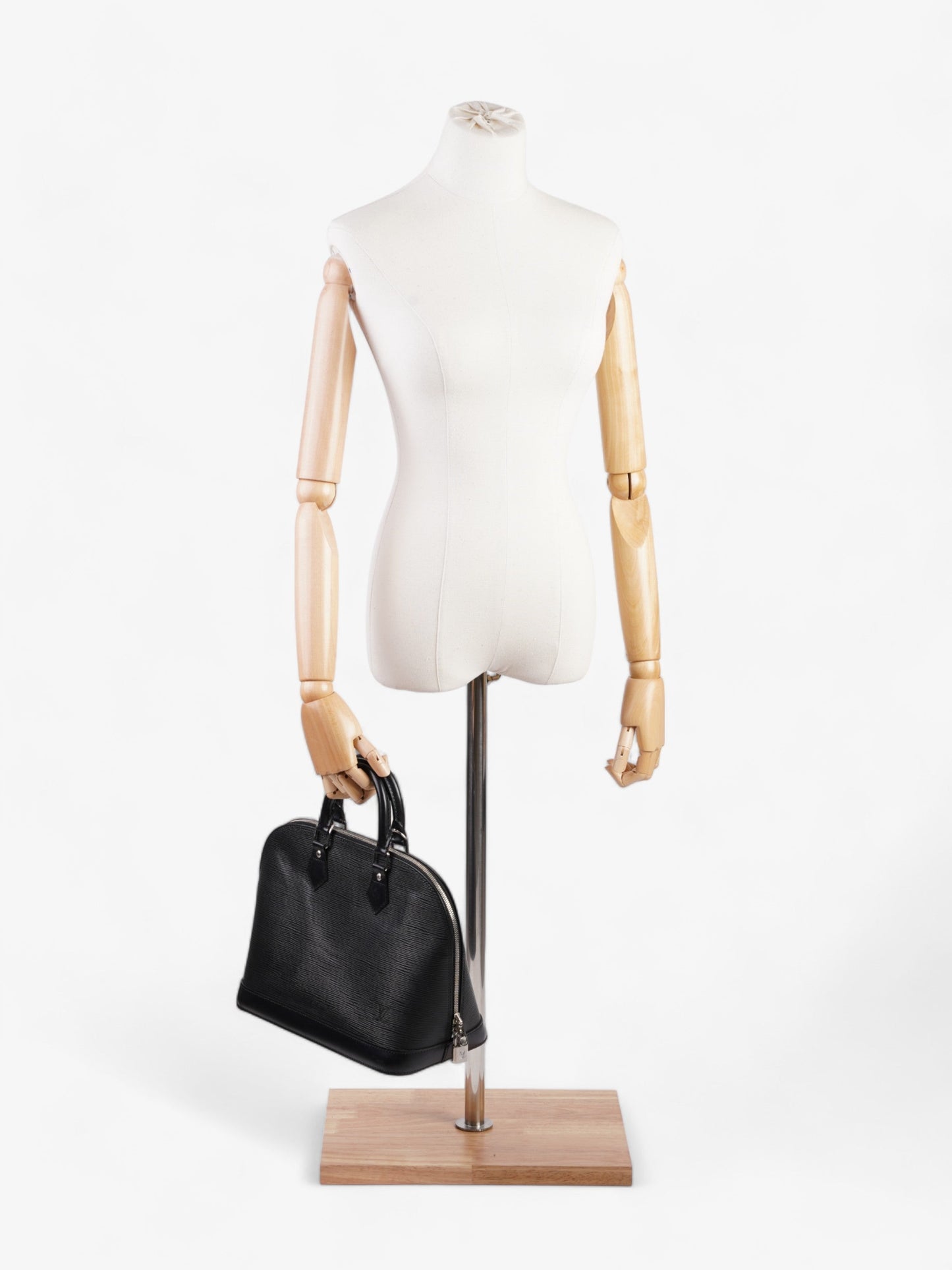 Louis Vuitton Alma PM Epi Leather Black Handbag Leather Pm