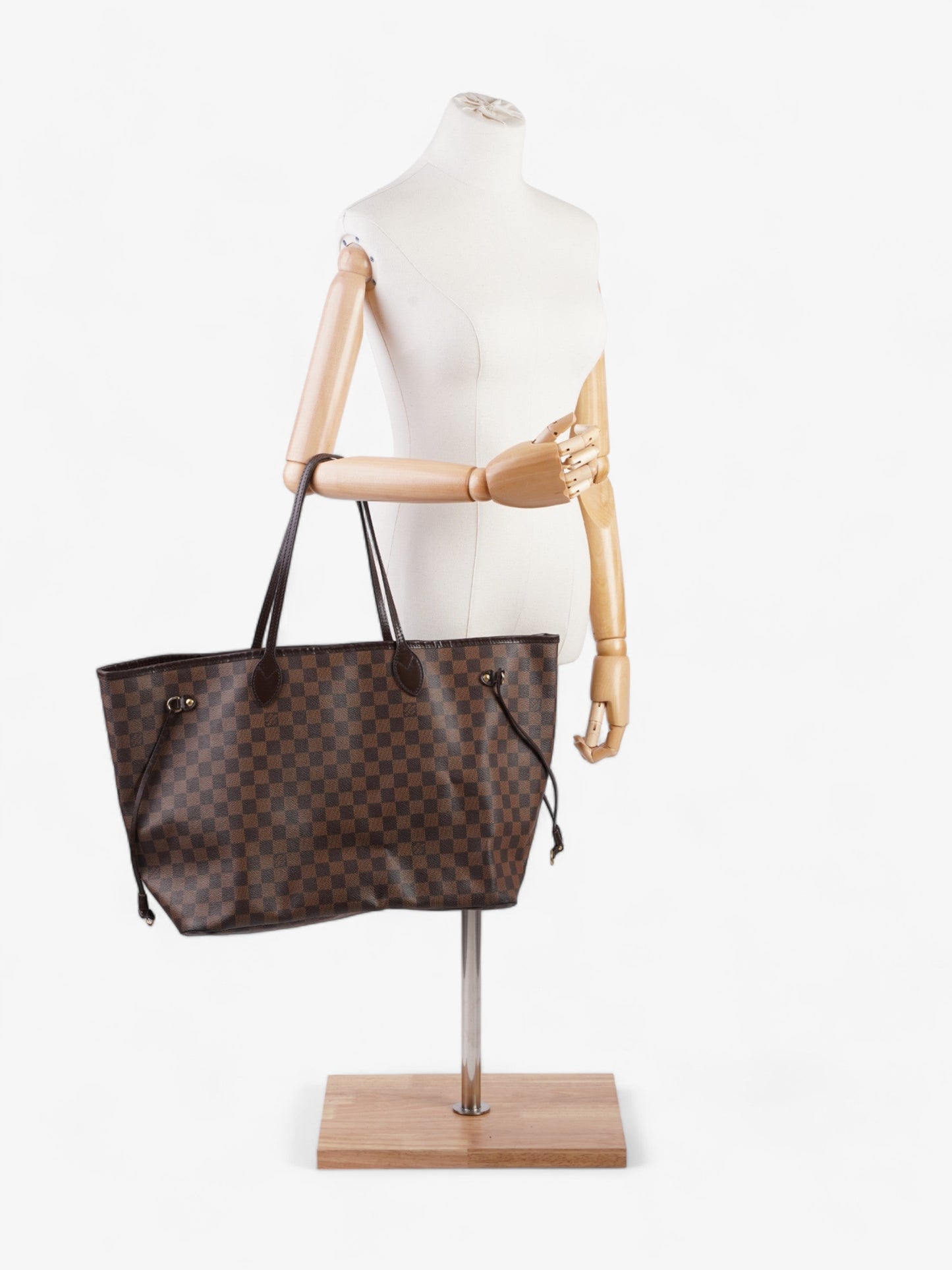 Louis Vuitton Neverfull Ebene Coated GM Damier Canvas Coated Canvas Apparel Canvas Gm