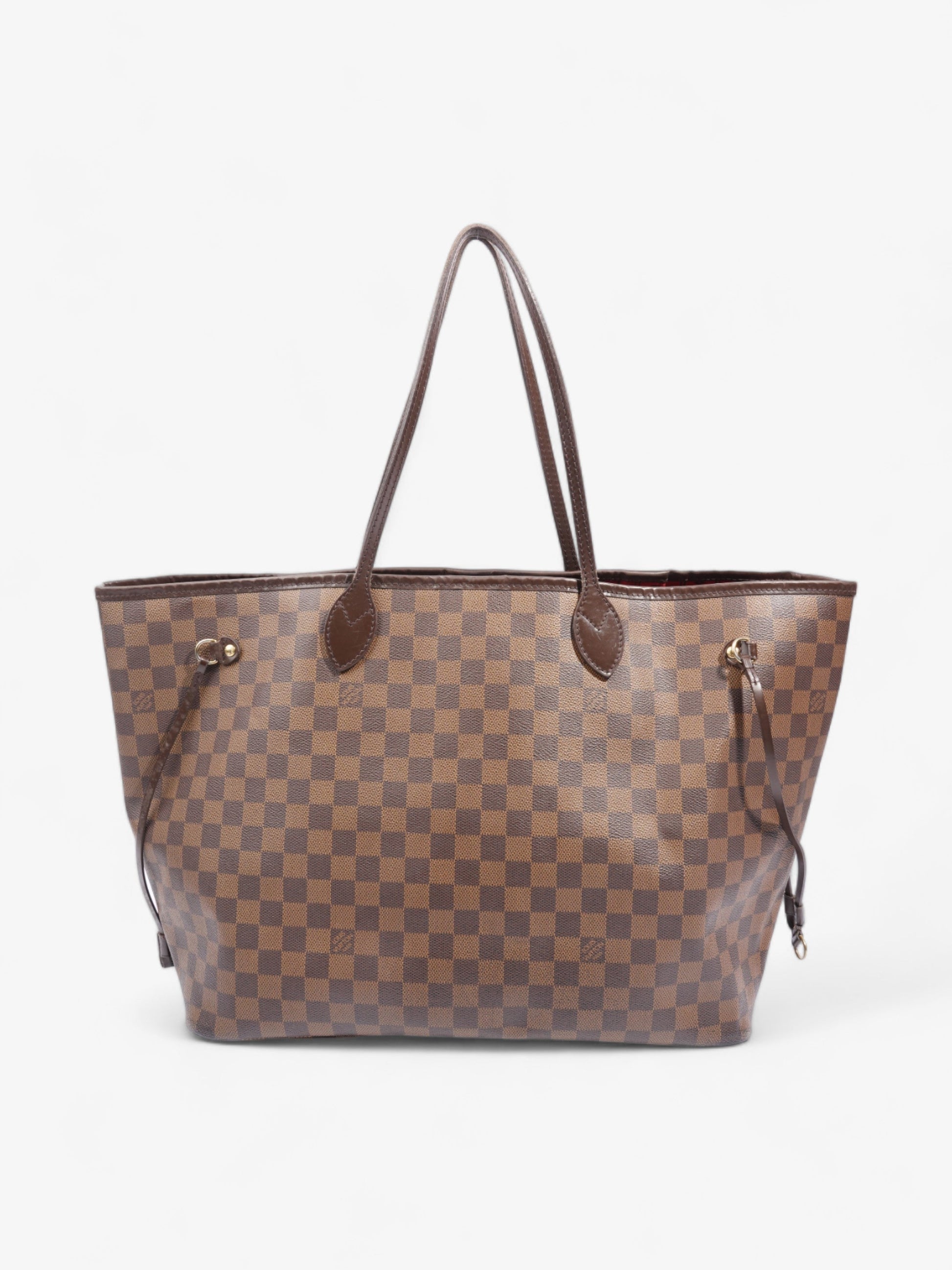 Louis Vuitton Neverfull Ebene Coated GM Damier Canvas Coated Canvas Apparel Canvas Gm