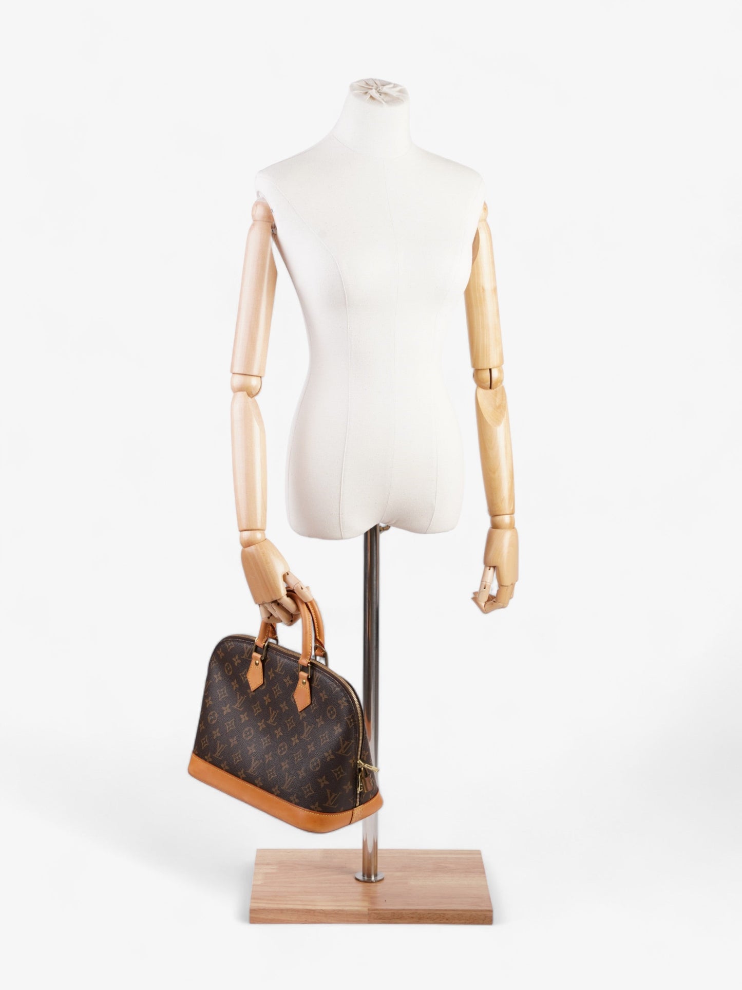 Louis Vuitton Alma Coated PM Monogram Canvas Coated Canvas Apparel Canvas Pm
