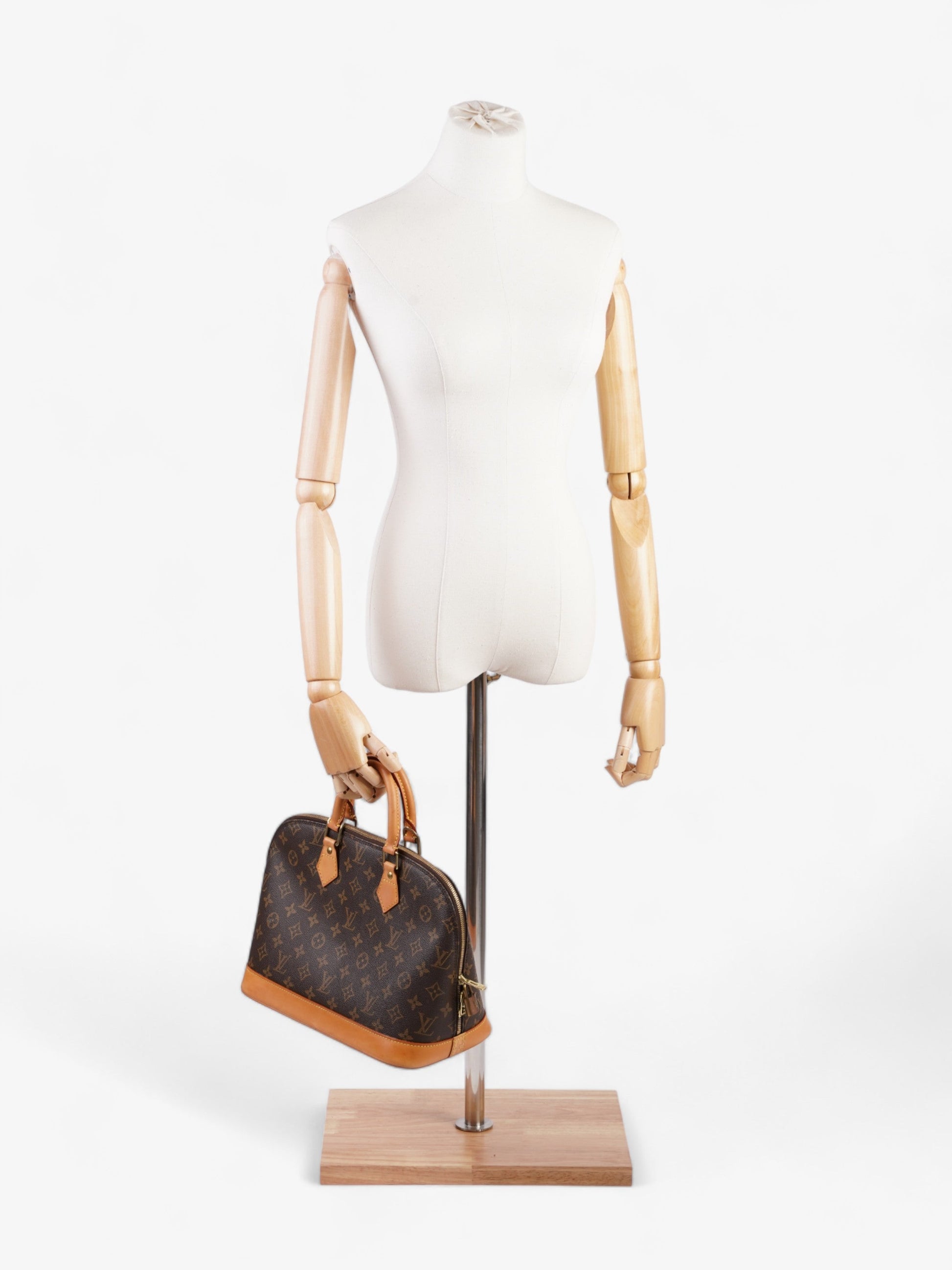 Louis Vuitton Alma Coated PM Monogram Canvas Coated Canvas Apparel Canvas Pm