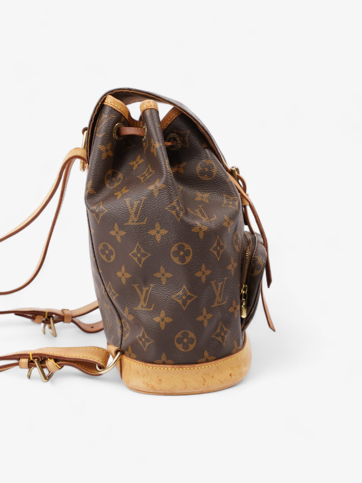 Louis Vuitton Montsouris Coated MM Monogram Canvas Coated Canvas Apparel Canvas Mm