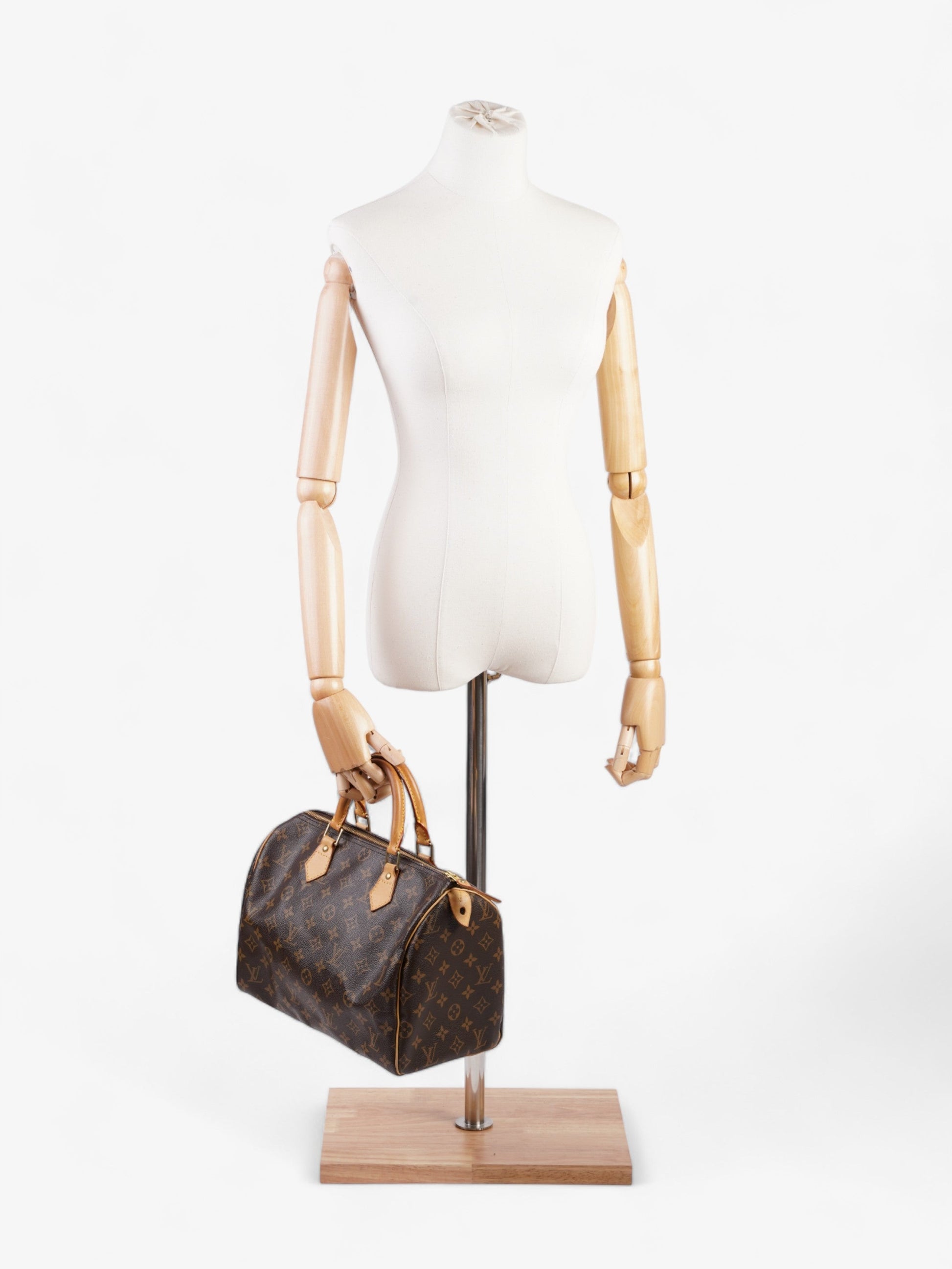 Louis Vuitton Speedy Coated 30 Monogram Canvas Coated Canvas Apparel Canvas 55