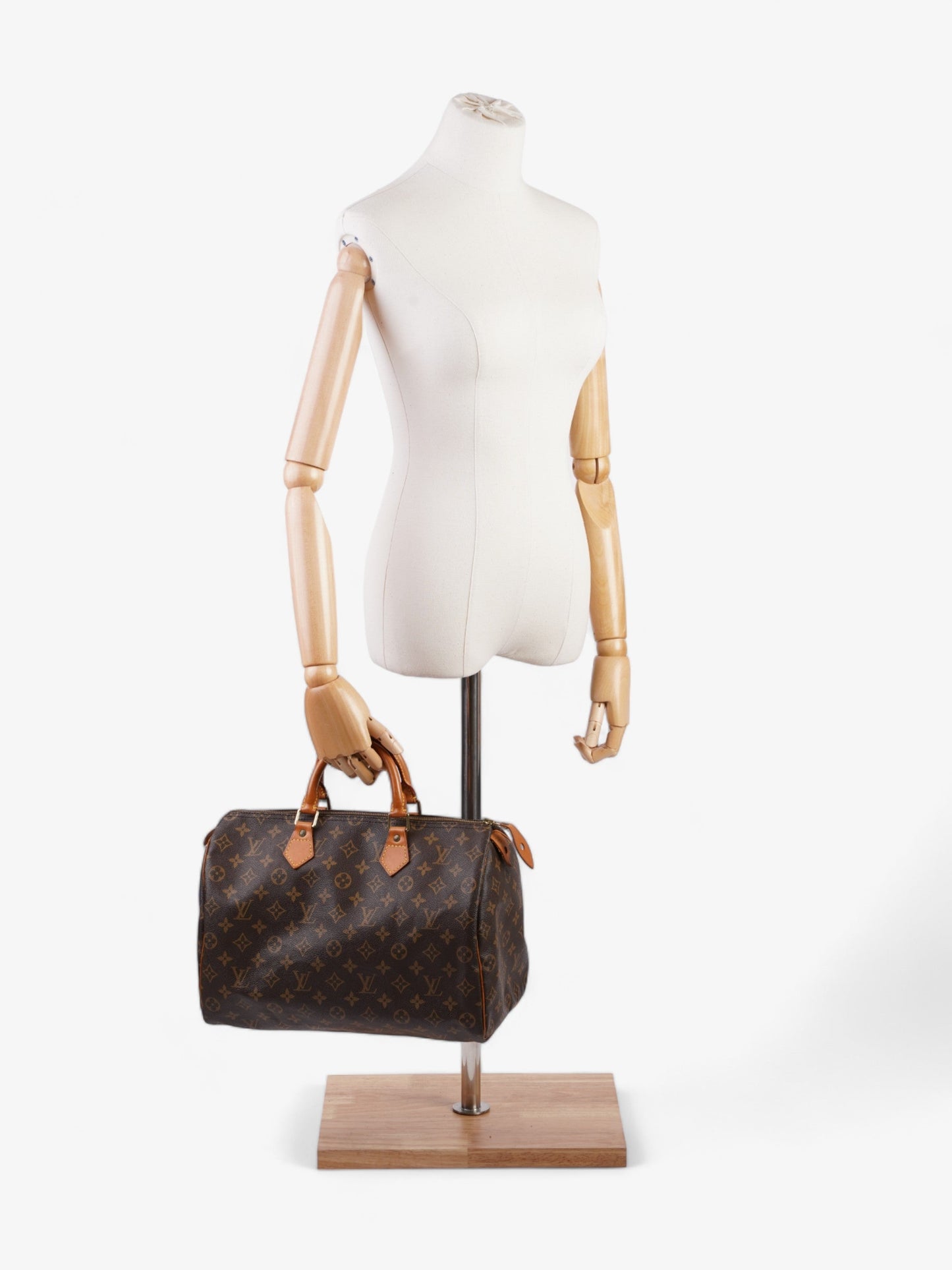 Louis Vuitton Speedy Coated 35 Monogram Canvas Coated Canvas Apparel Canvas 61