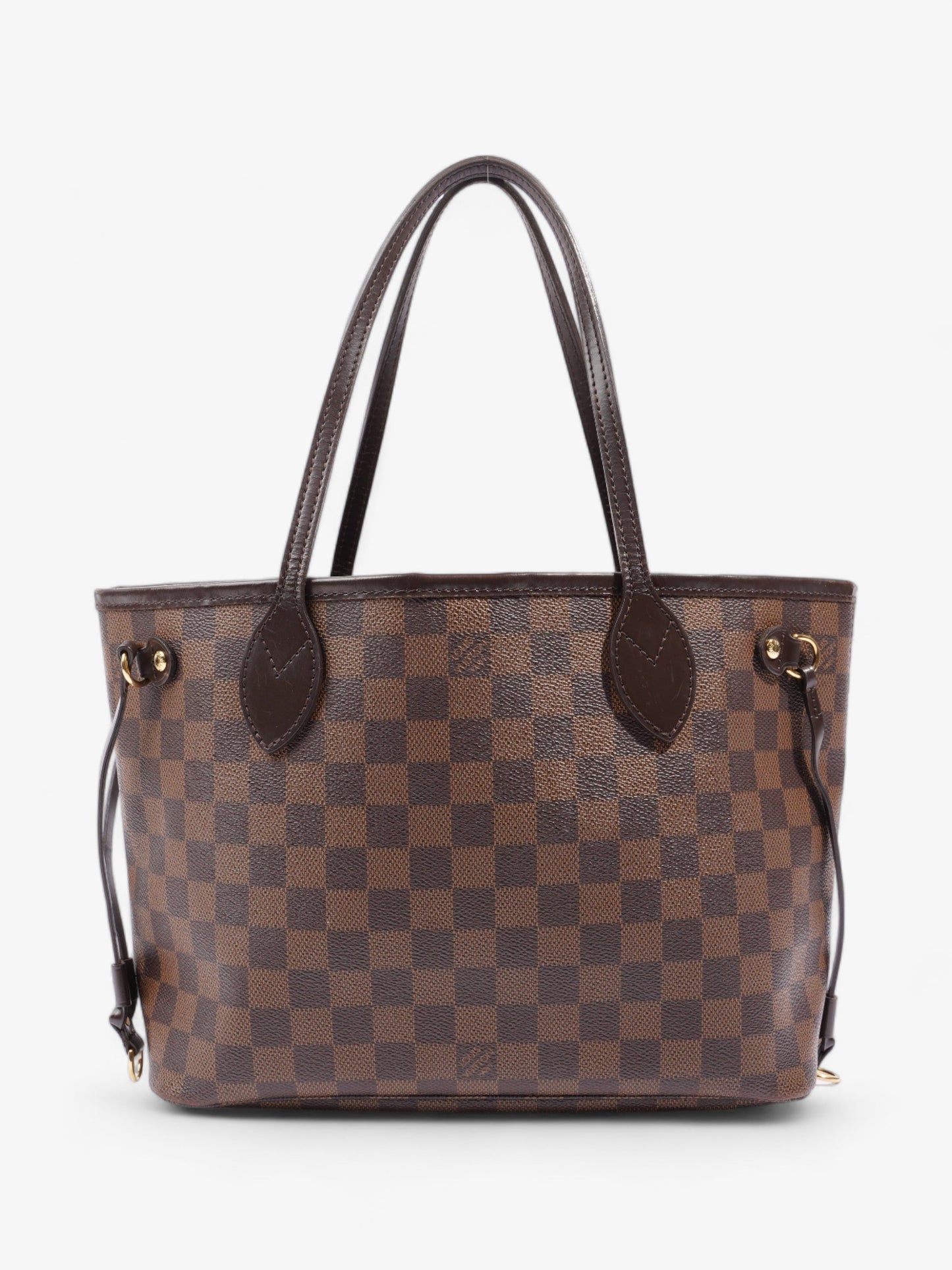 Louis Vuitton Neverfull Ebene Coated PM Damier Canvas Coated Canvas Apparel Canvas Pm