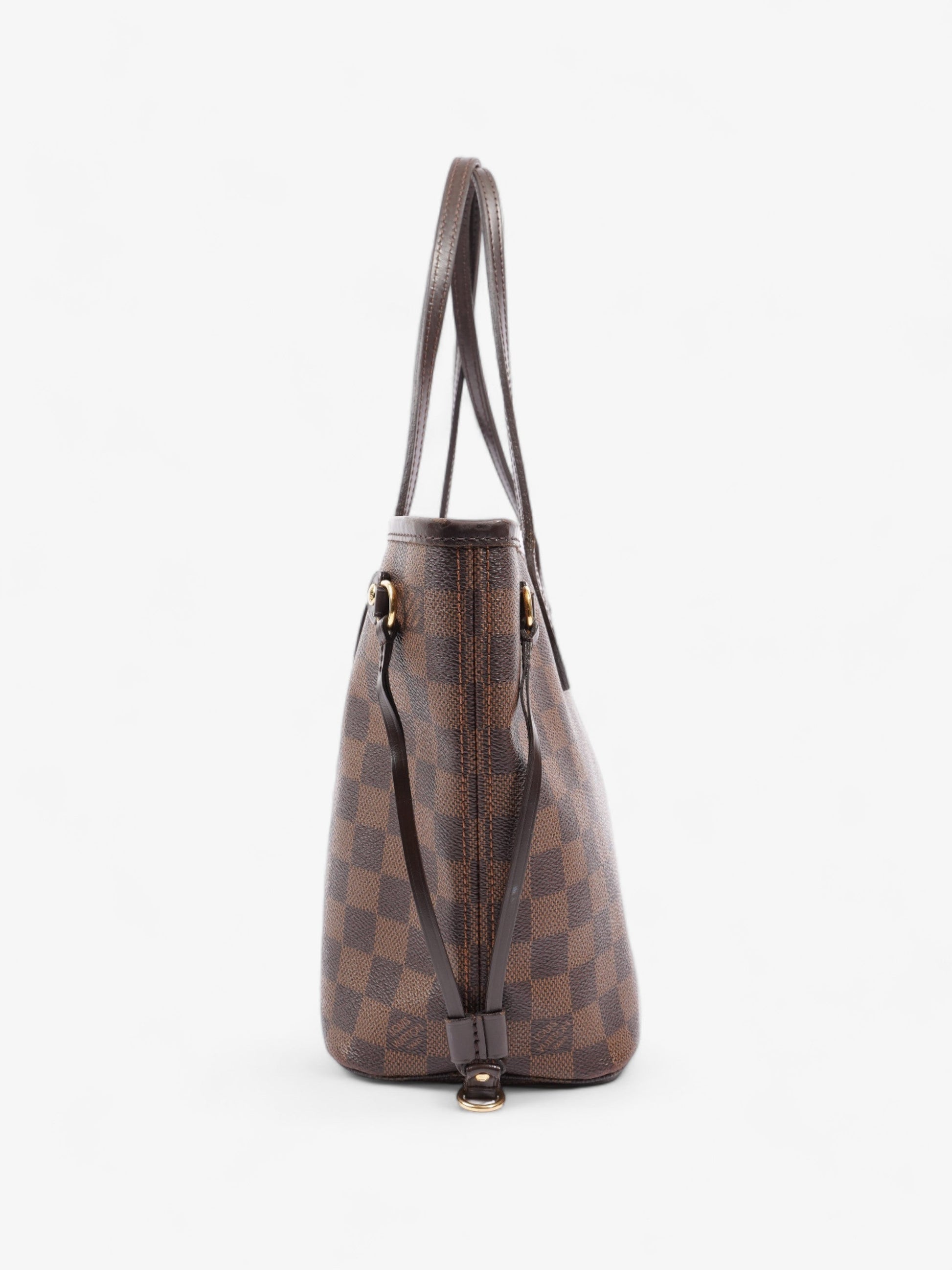 Louis Vuitton Neverfull Ebene Coated PM Damier Canvas Coated Canvas Apparel Canvas Pm