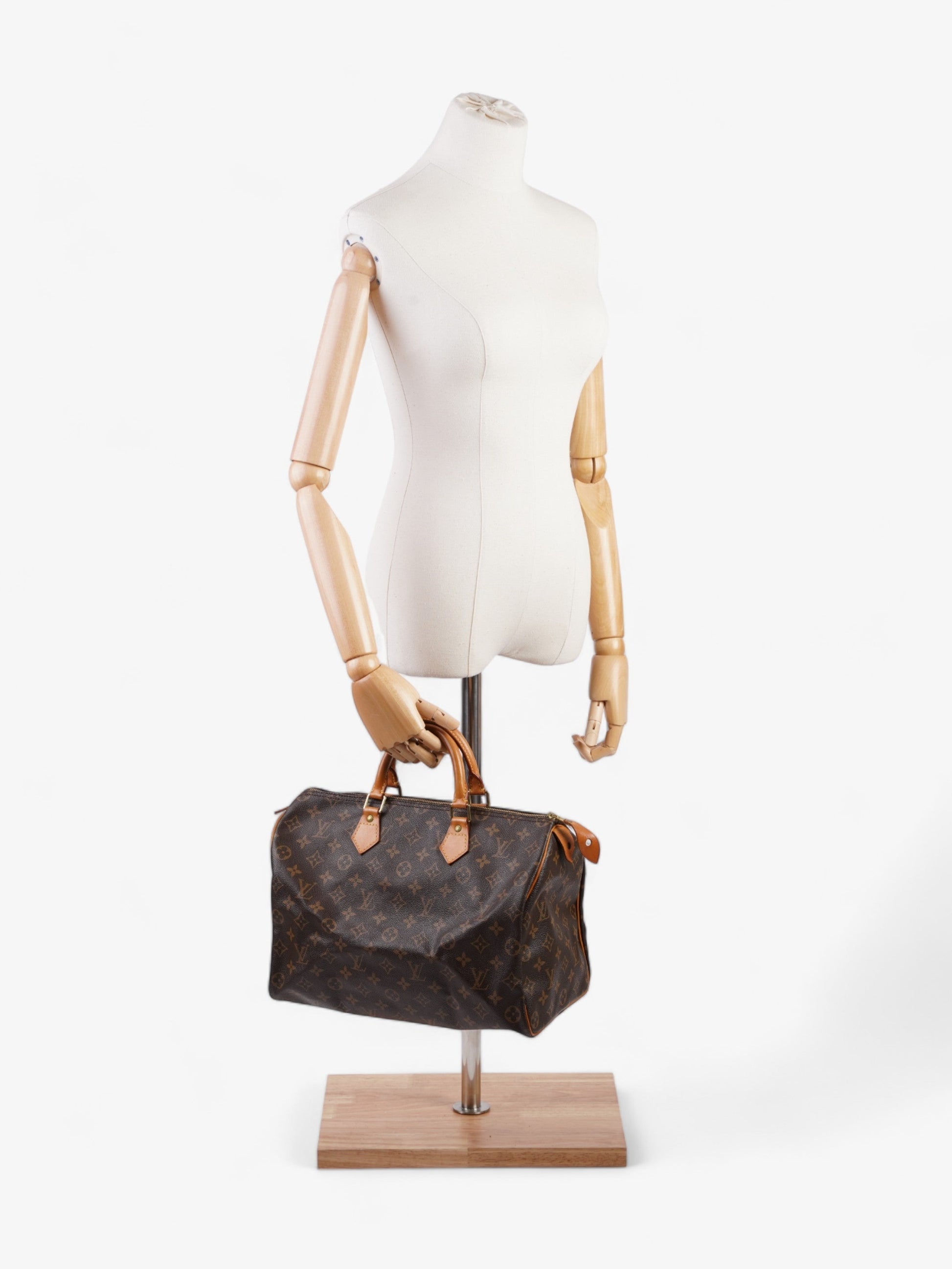 Louis Vuitton Speedy Coated 35 Monogram Canvas Coated Canvas Apparel Canvas 59