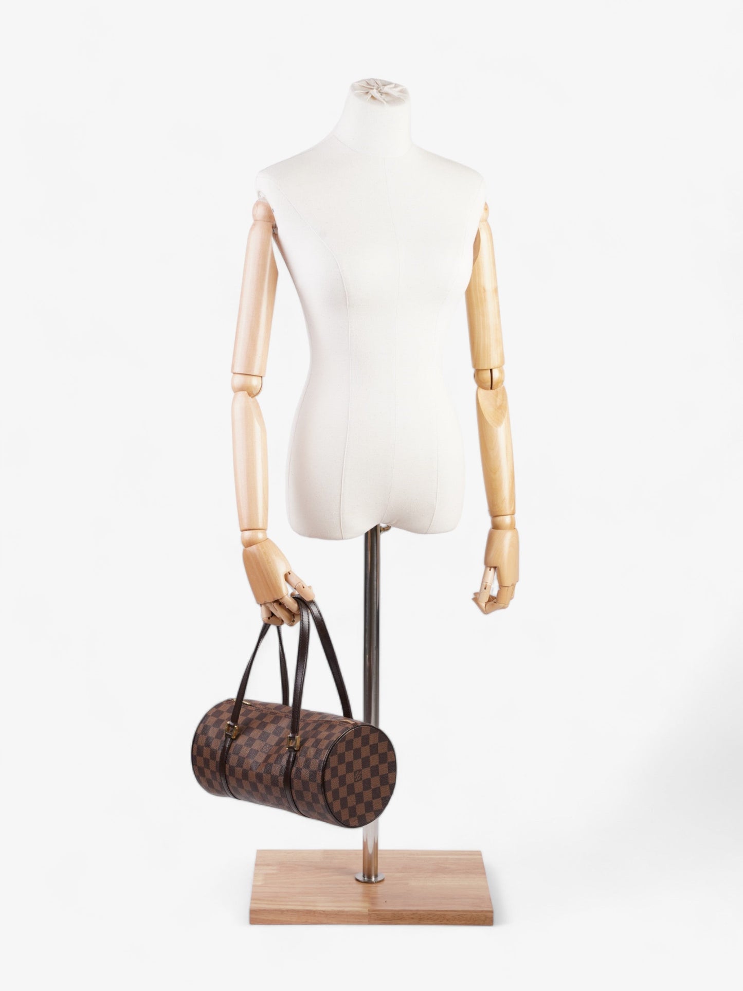 Louis Vuitton Papillon Ebene Coated 30 Damier Canvas Coated Canvas Apparel Canvas 32