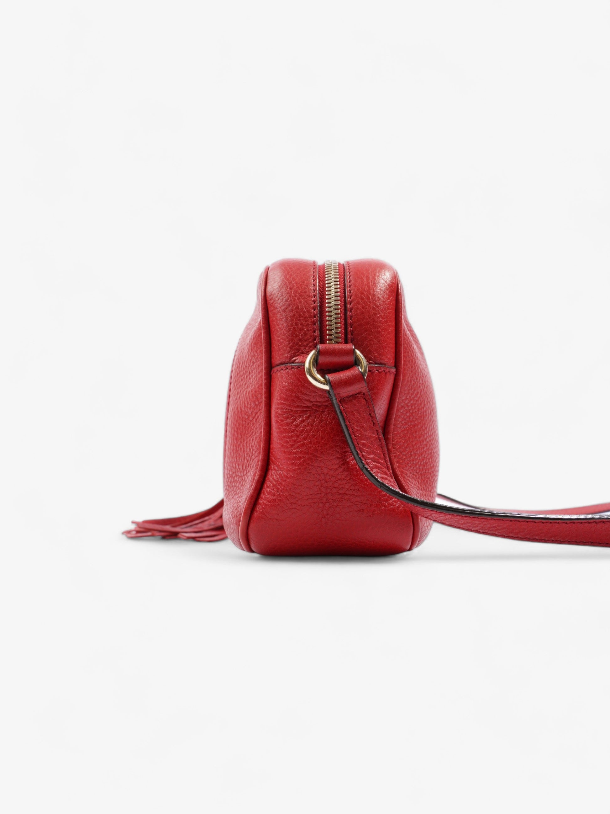Gucci Soho Shoulder Bag Leather Red