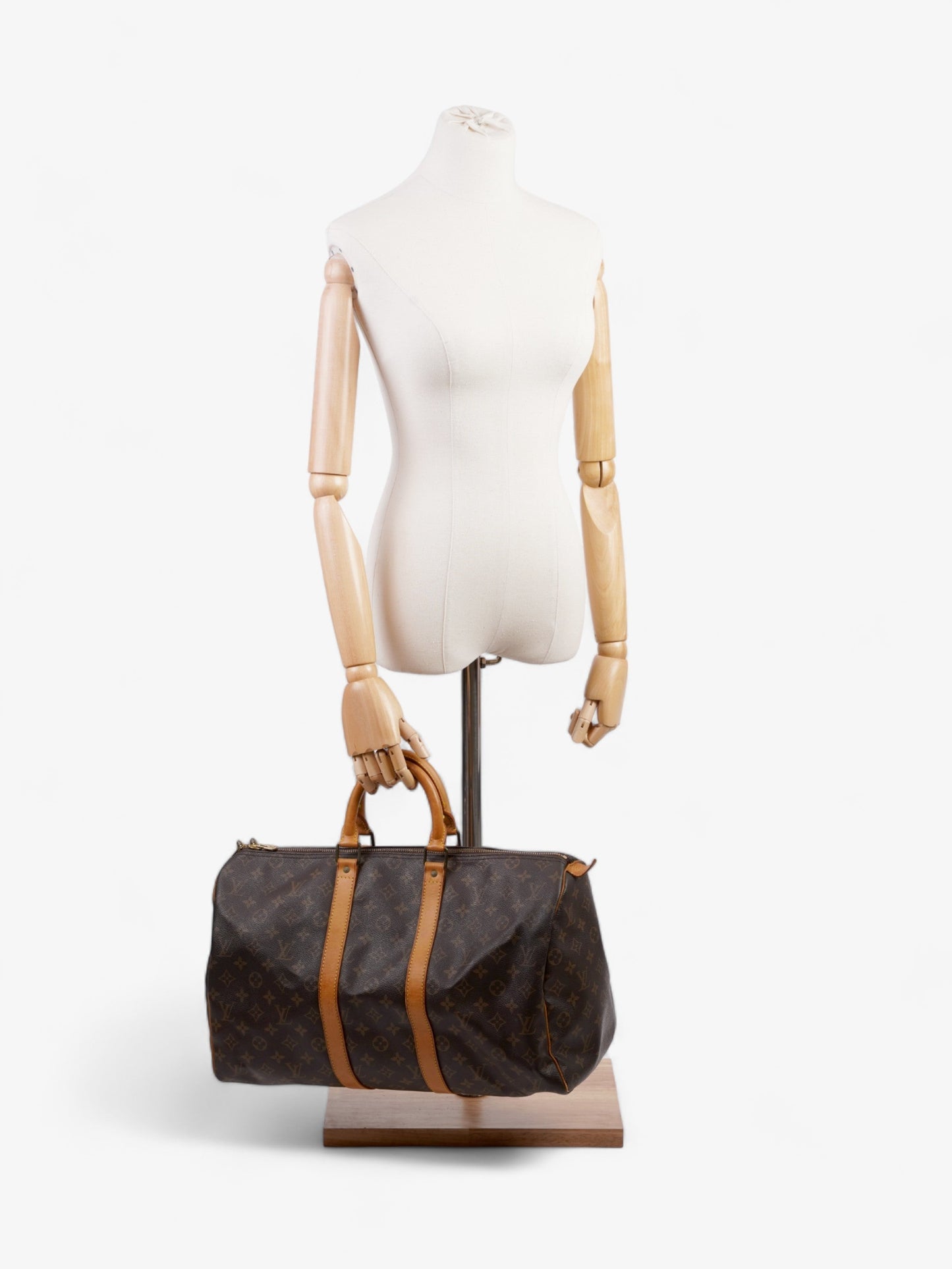 Louis Vuitton Keepall Coated 45 Monogram Canvas Coated Canvas Apparel Canvas 45