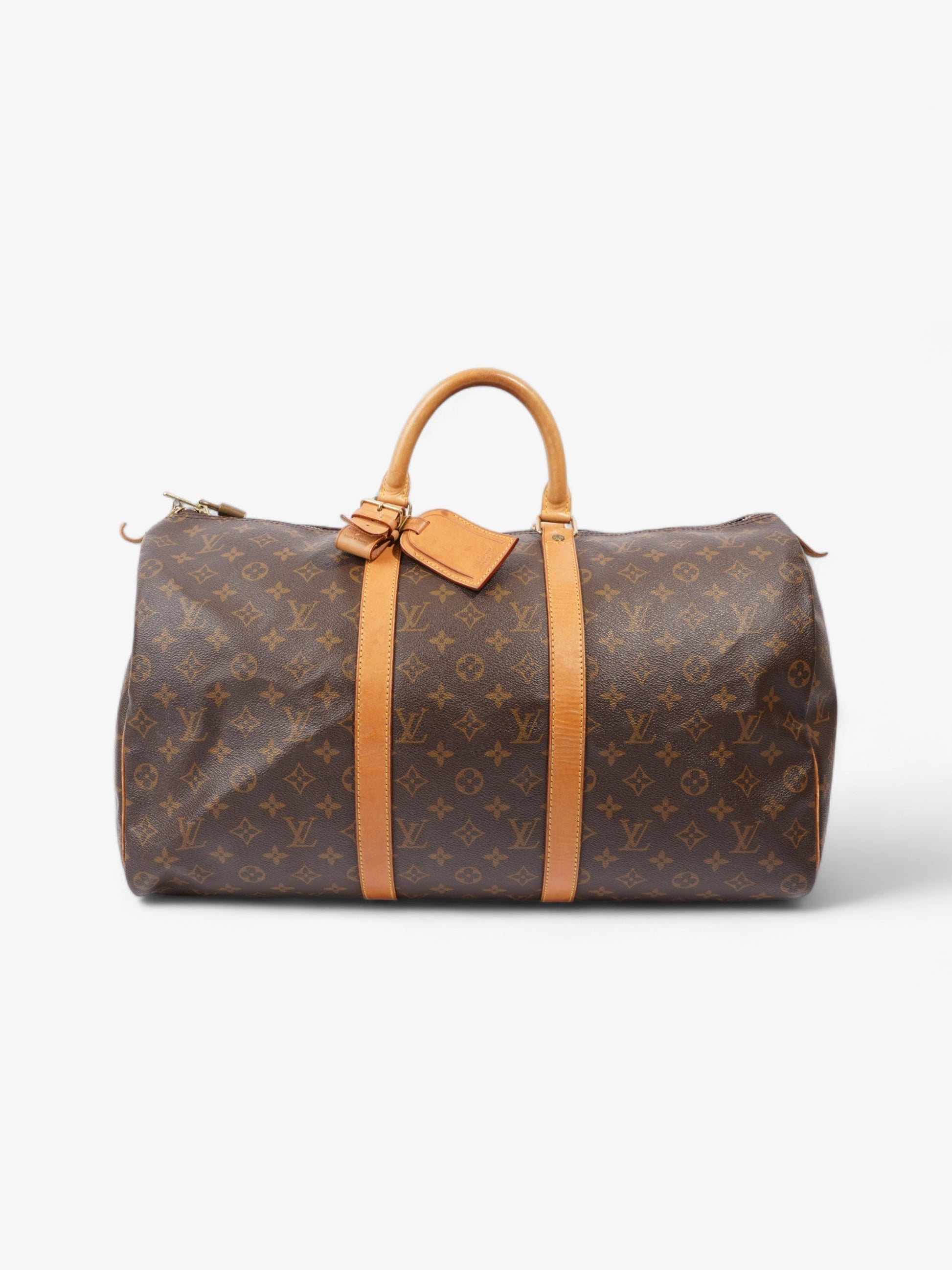 Louis Vuitton Keepall Coated 50 Monogram Canvas Coated Canvas Apparel Canvas 52