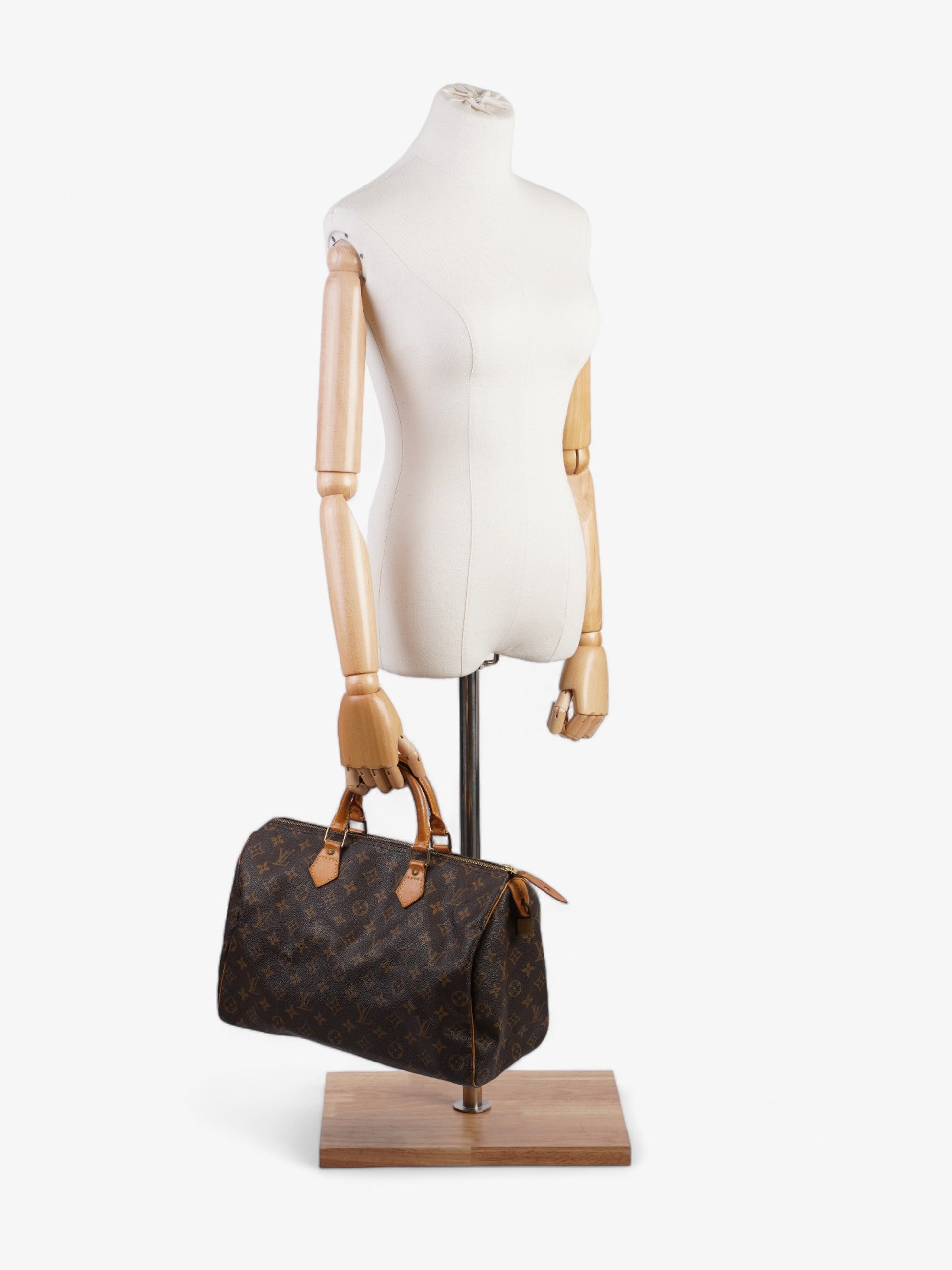 Louis Vuitton Speedy Coated 35 Monogram Canvas Coated Canvas Apparel Canvas 78