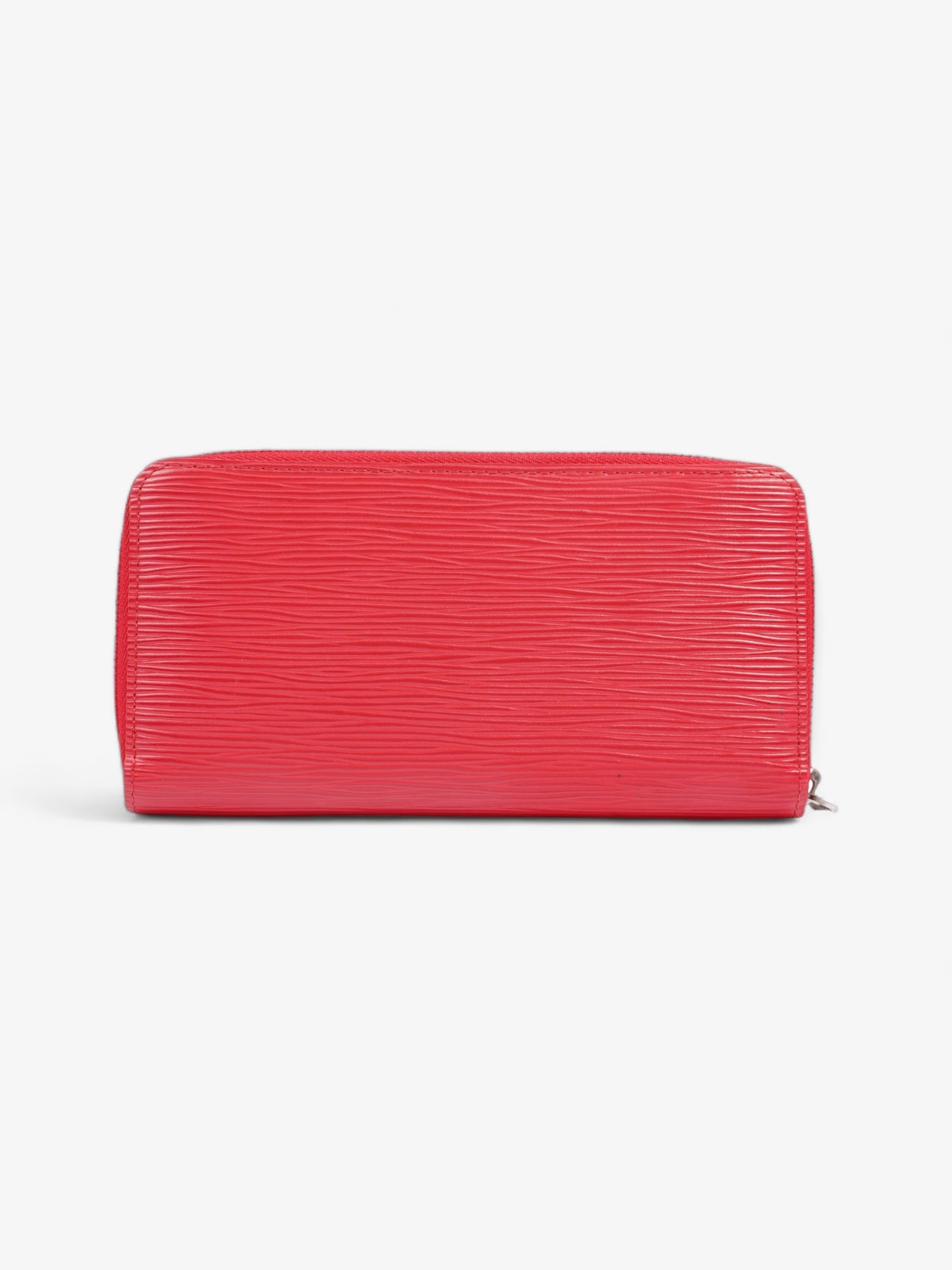 Louis Vuitton Zippy Epi Leather Red Wallet Case