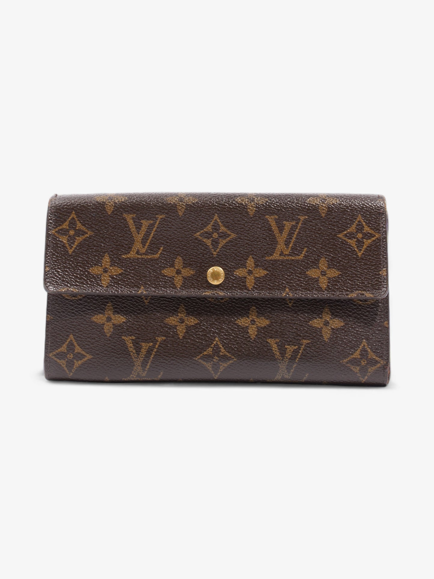 Louis Vuitton Sarah Coated Monogram Canvas Coated Canvas Wallet Case Canvas 1
