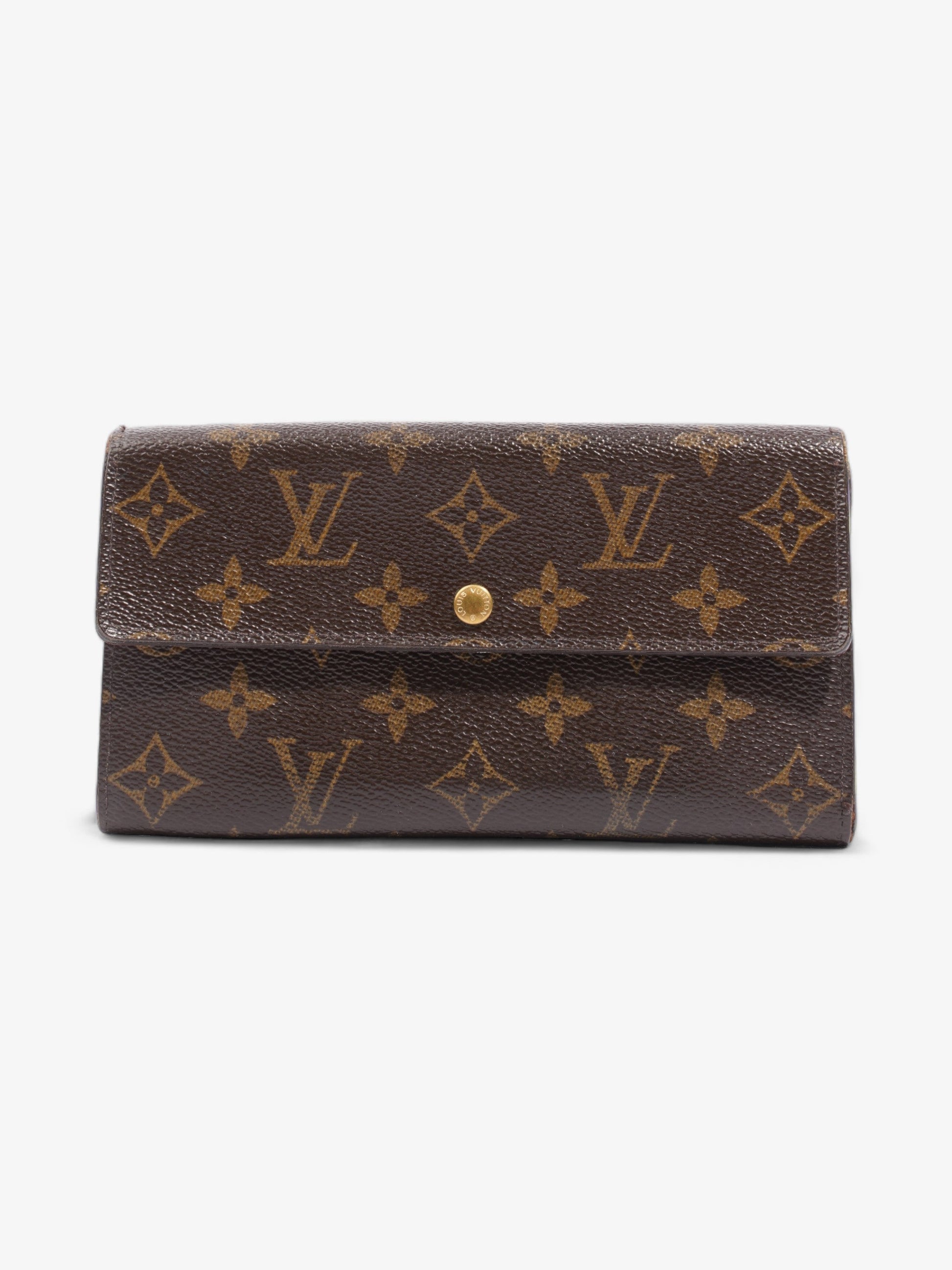 Louis Vuitton Sarah Coated Monogram Canvas Coated Canvas Wallet Case Canvas 1