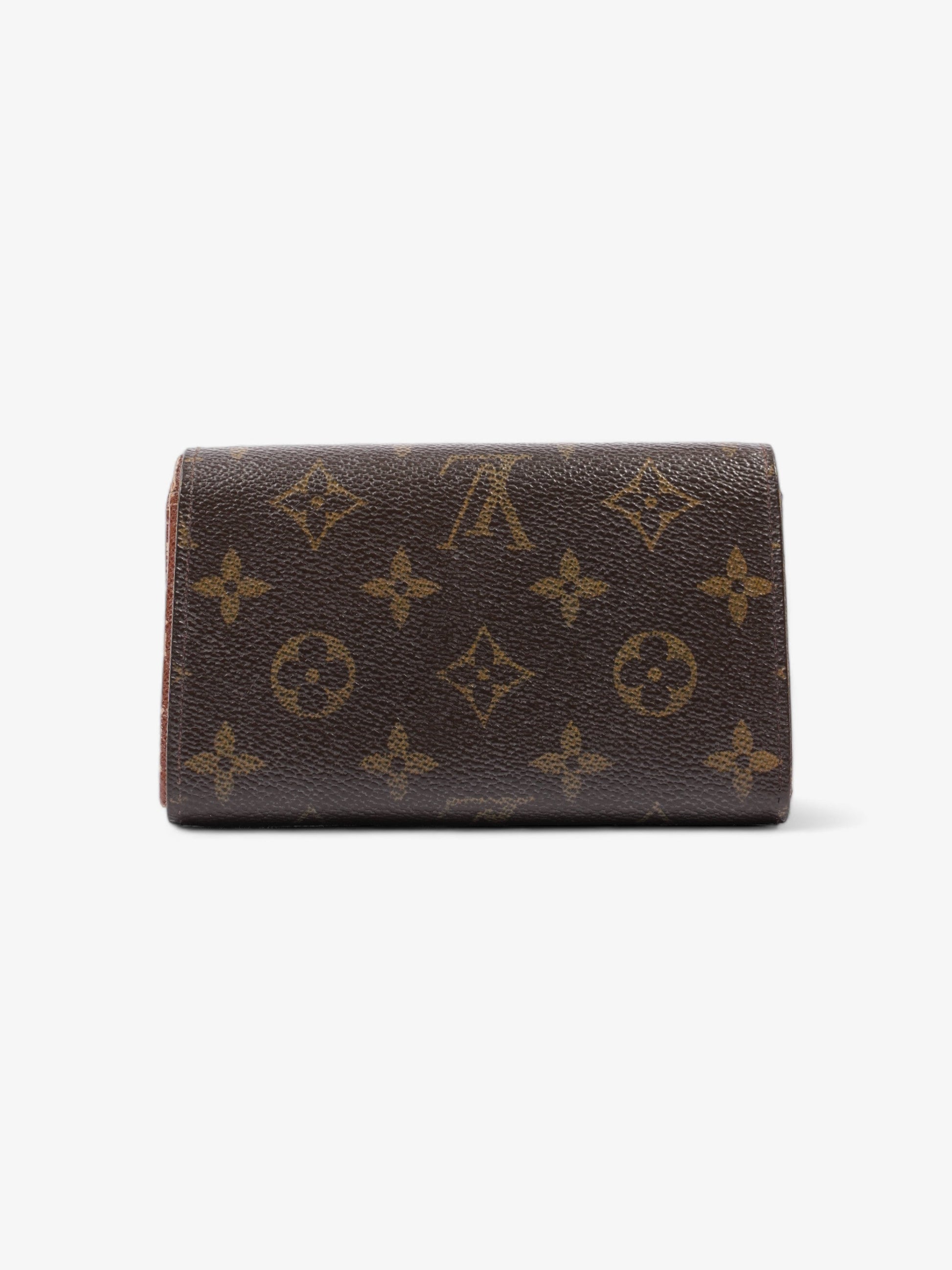 Louis Vuitton Portefeuil-Trésor Compact Coated Monogram Canvas Coated Canvas Wallet Case