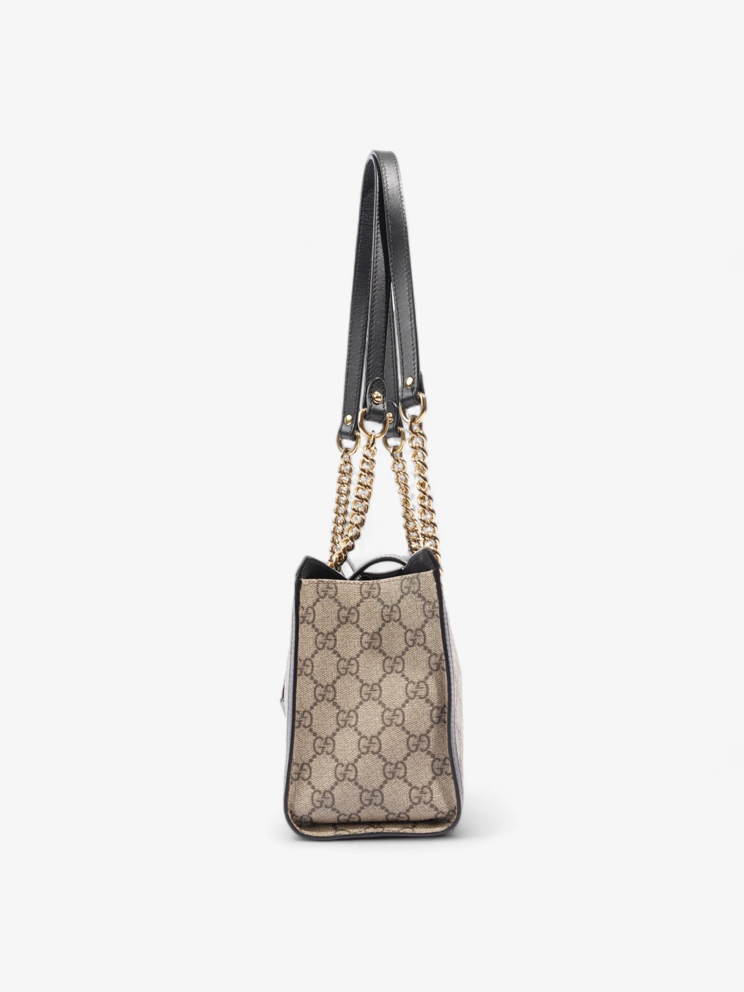 Gucci Padlock Supreme Coated Shoulder Bag Canvas Black