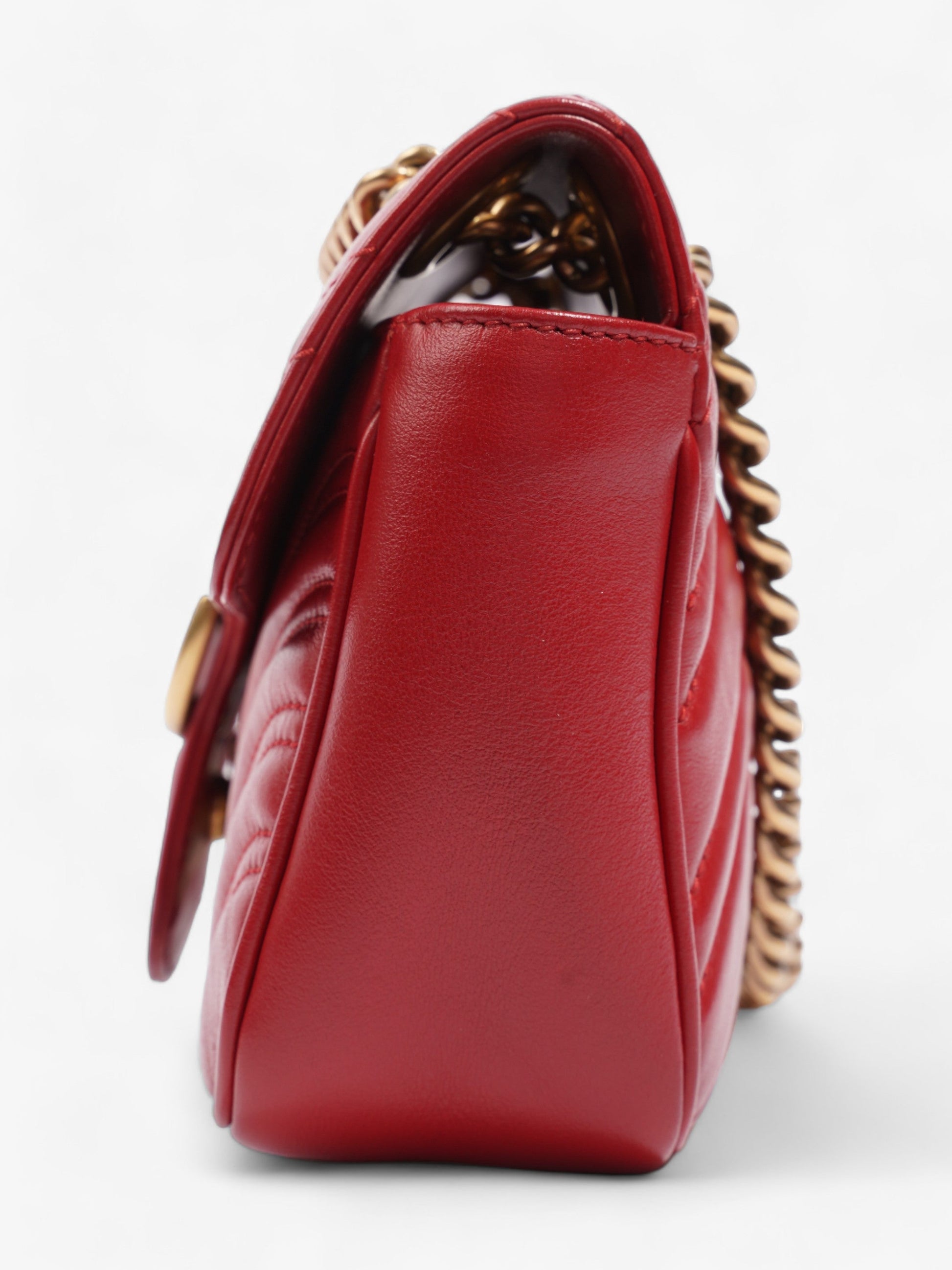Gucci Marmont Flap Small Shoulder Bag Leather Matelasse Small 2