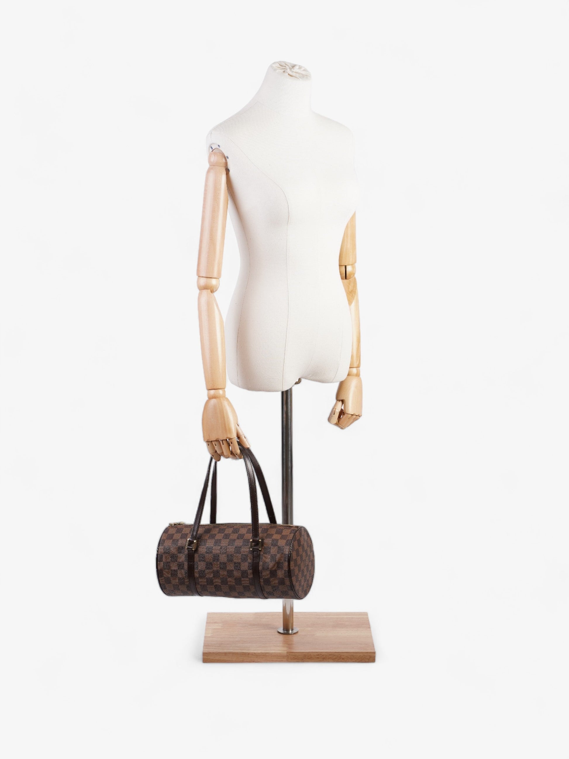 Louis Vuitton Papillon Ebene Coated 30 Damier Canvas Coated Canvas Apparel Canvas 38