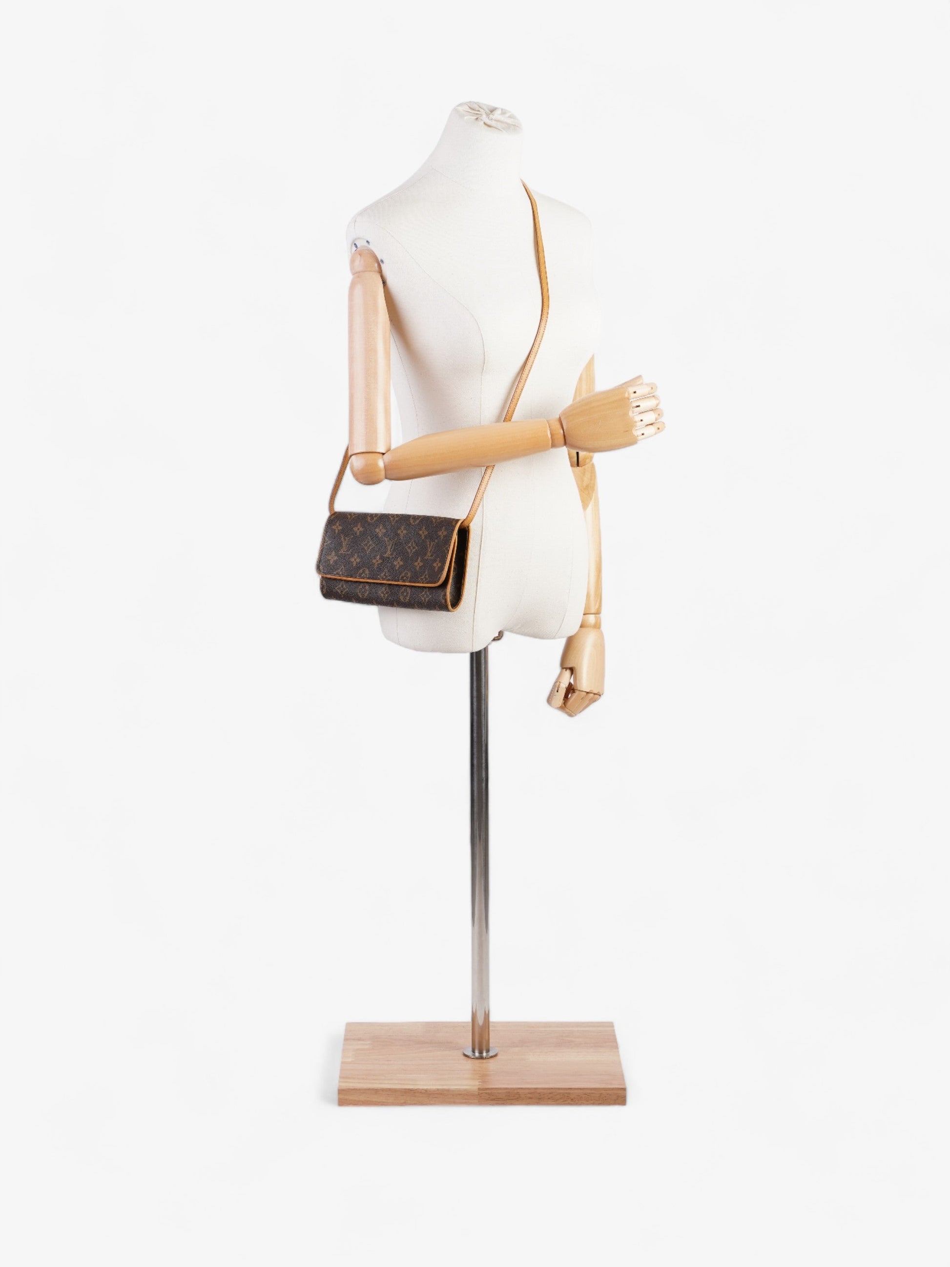 Louis Vuitton Twin Pochette Coated Monogram GM Canvas Coated Canvas Apparel Gm 3