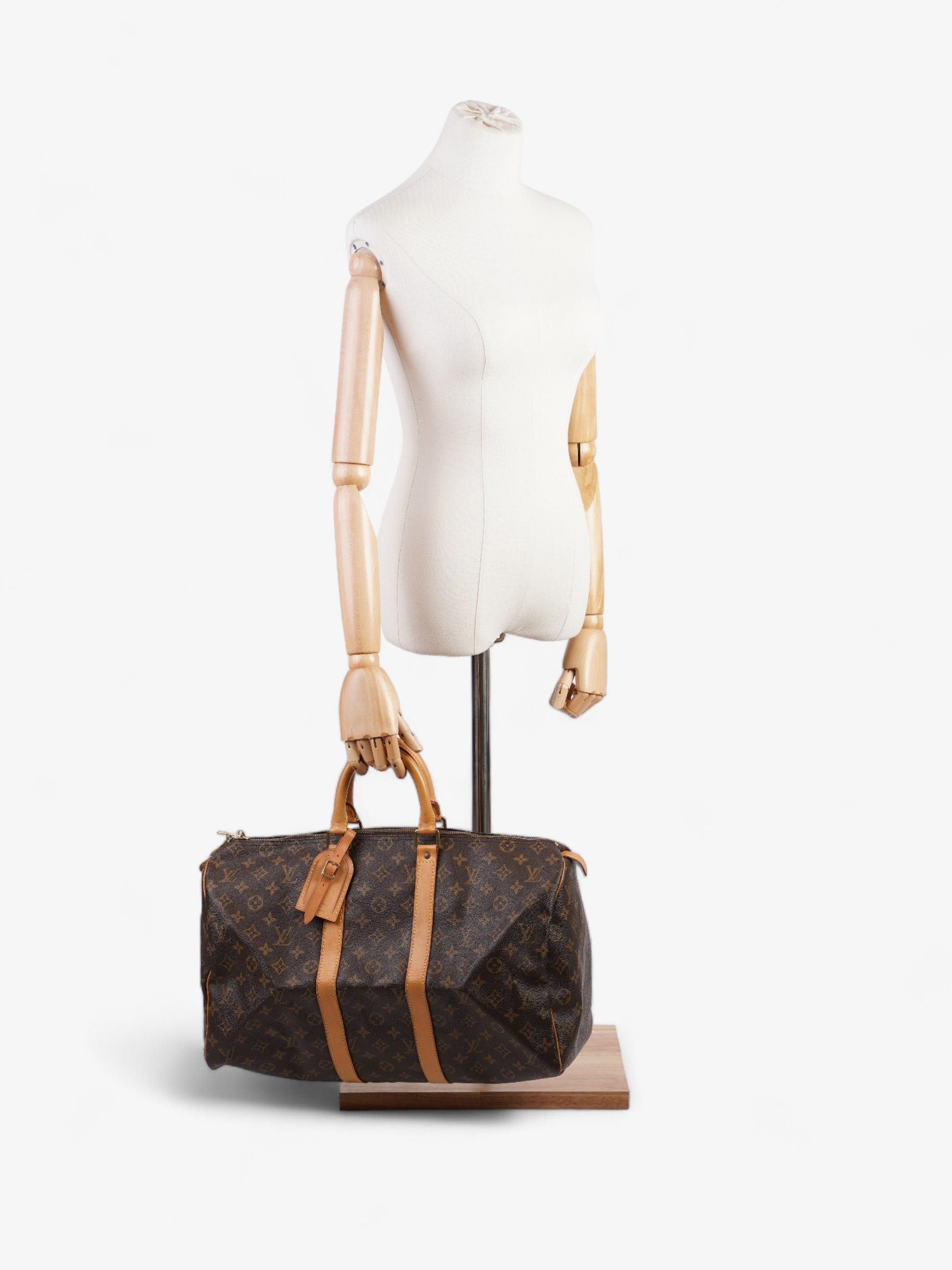 Louis Vuitton Keepall Coated 45 Monogram Canvas Coated Canvas Apparel Canvas 47