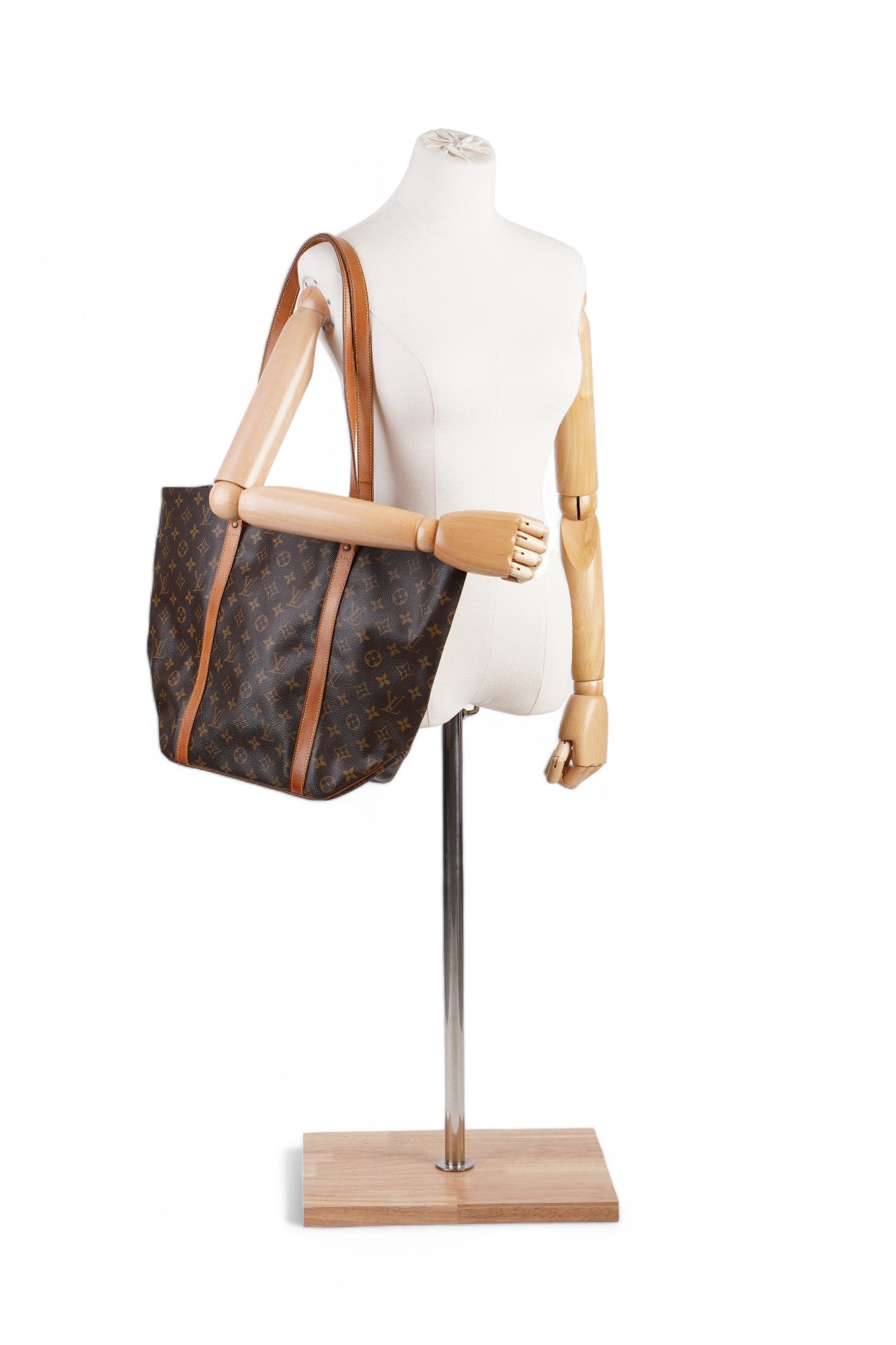 Louis Vuitton Sac Shopping Coated Monogram Canvas Coated Canvas Apparel Coated Canvas