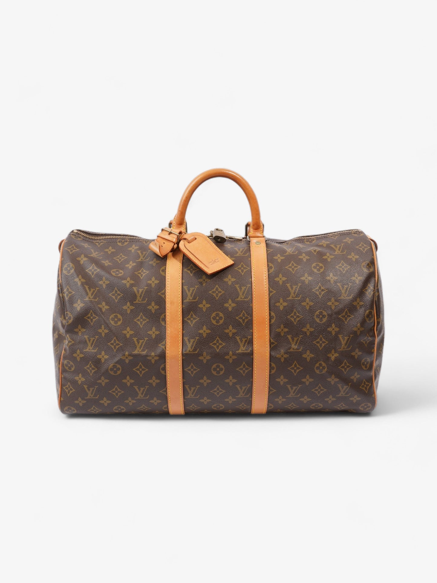 Louis Vuitton Keepall Coated 50 Monogram Canvas Coated Canvas Apparel Canvas 53