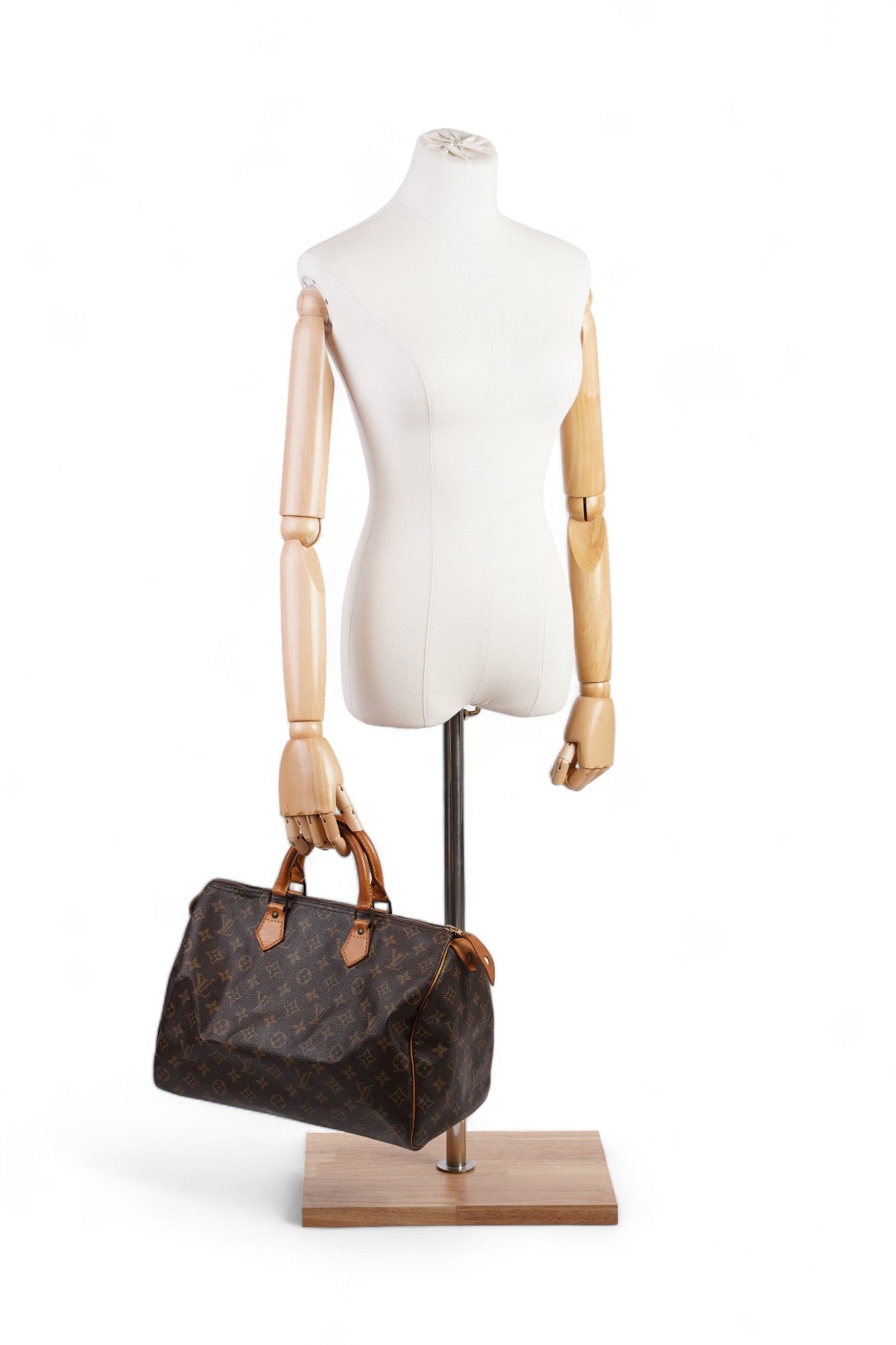 Louis Vuitton Speedy Coated 35 Monogram Canvas Coated Canvas Apparel Canvas 85
