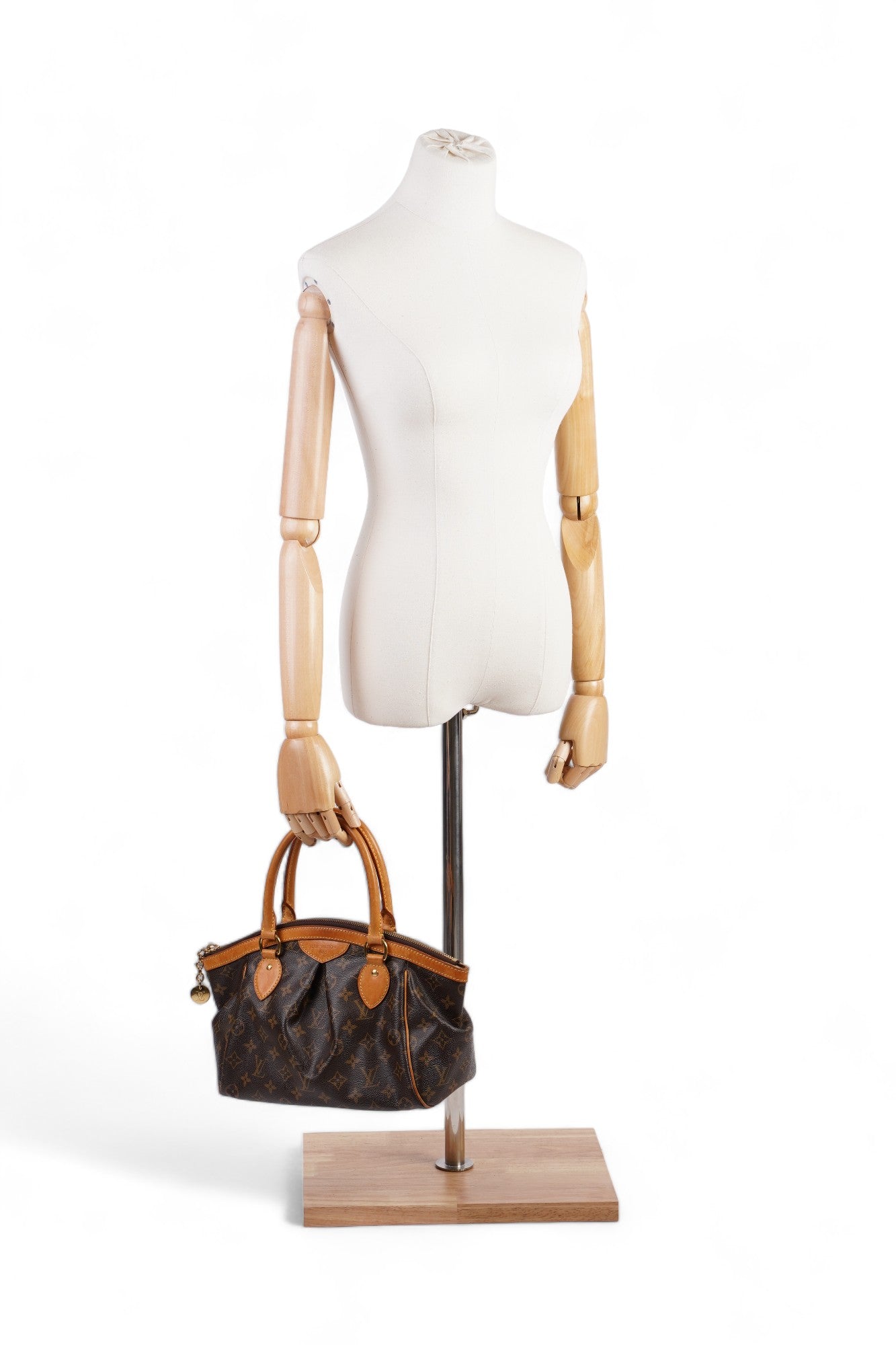 Louis Vuitton Tivoli Coated Monogram PM Canvas Coated Canvas Apparel Canvas Pm
